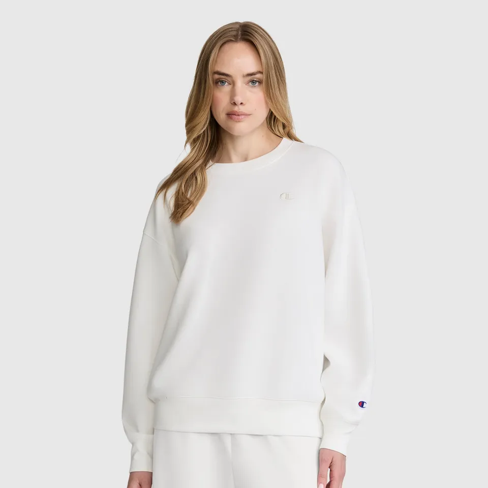 Champion Crewneck Sweat col rond coton écru
