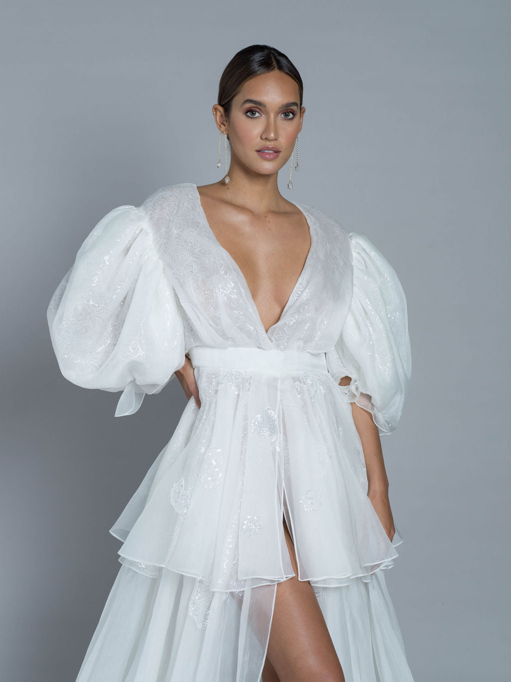 Rime Arodaky Bridal Nuit de Folie robe organza sequins