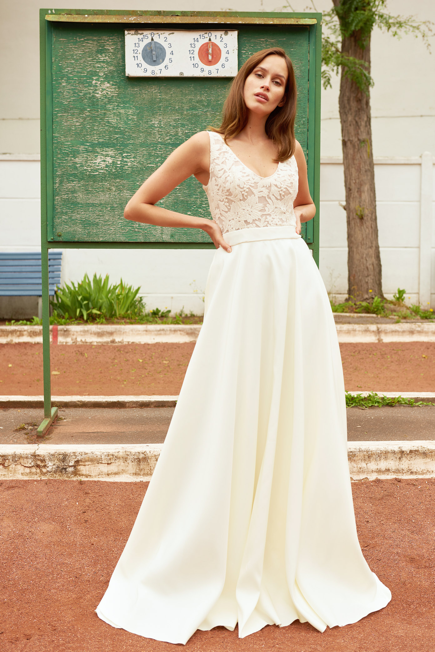 Maison Floret Sur-mesure Earl robe tulle satin