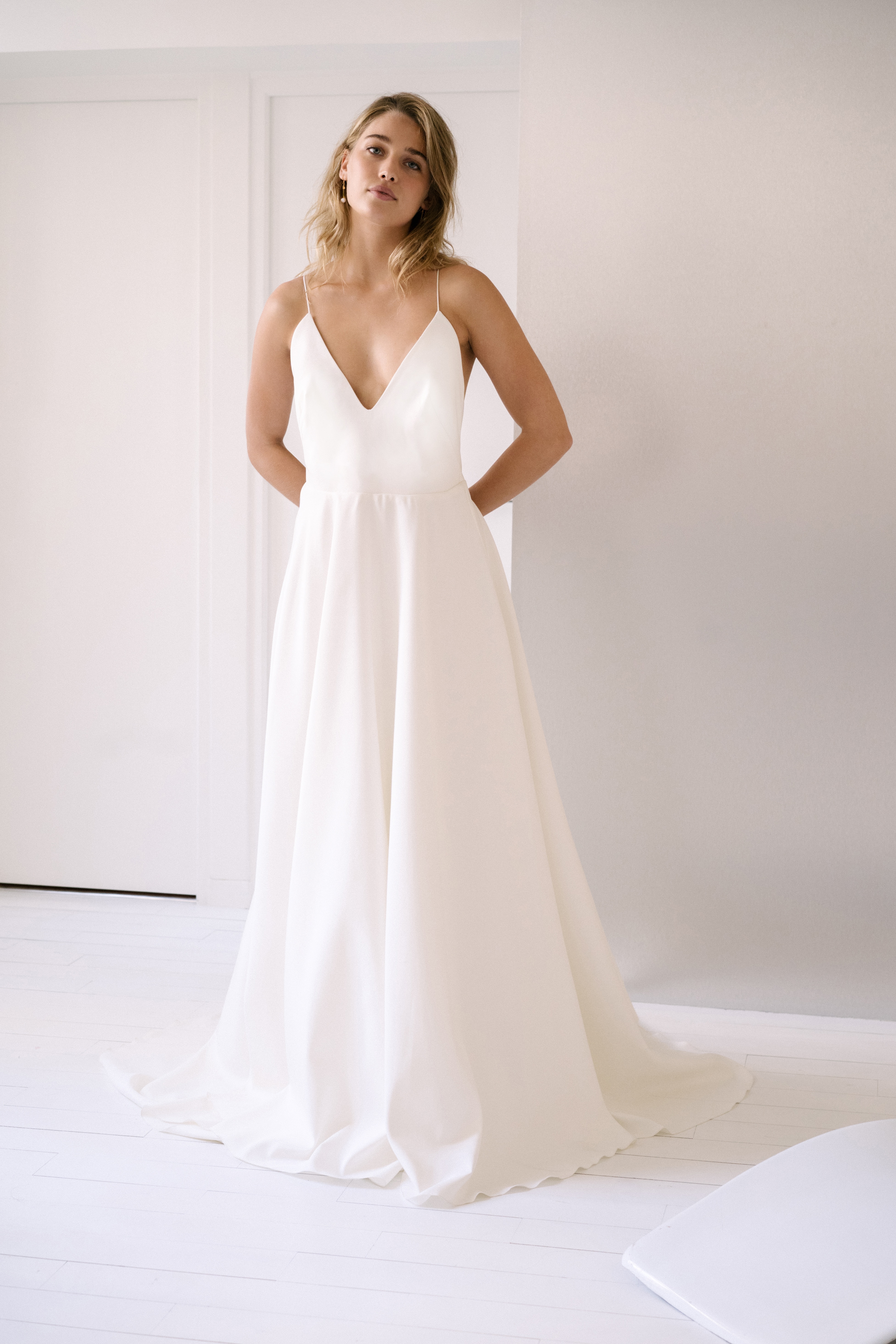 Maison Floret Sur-mesure Simon robe de mariée satin duchesse