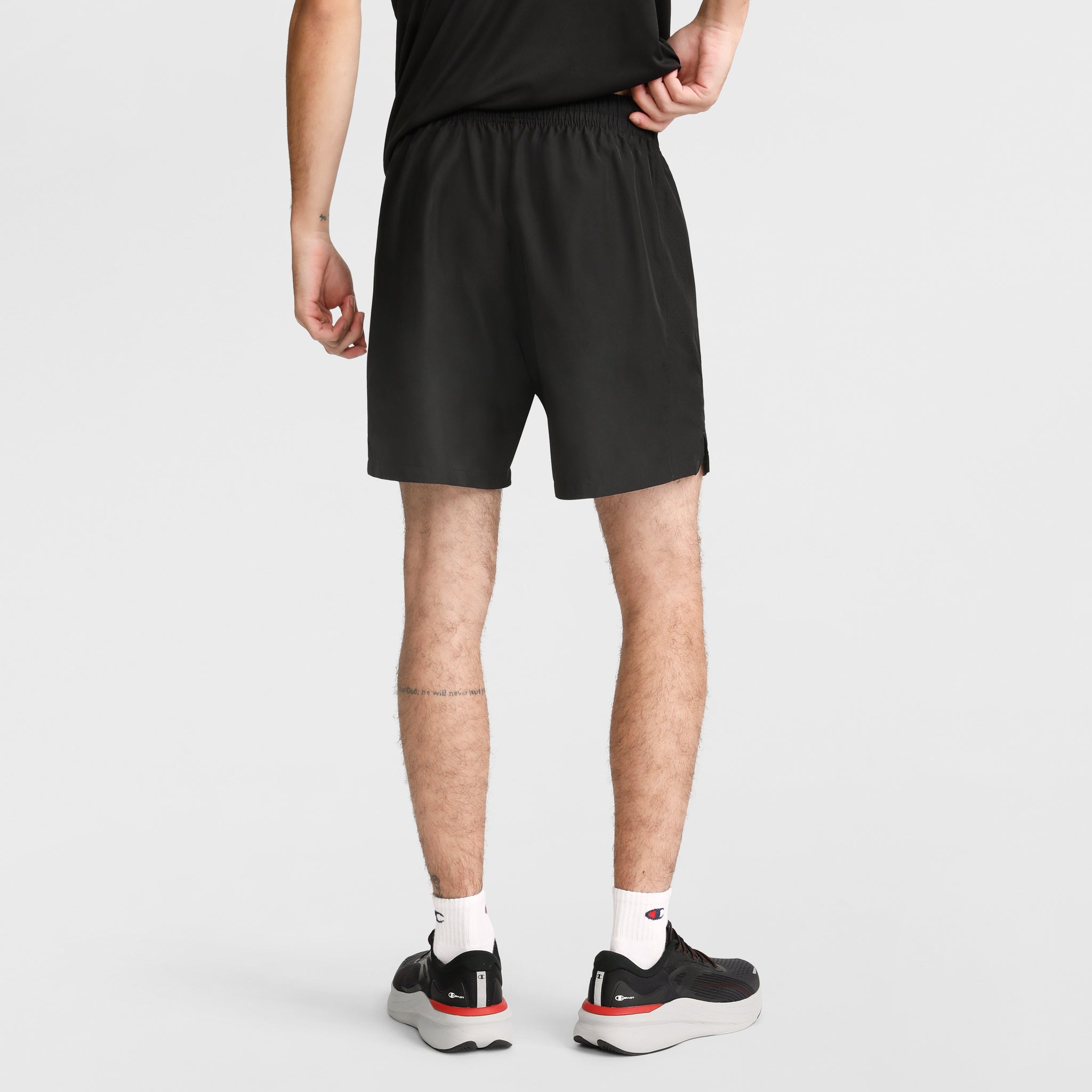 Champion 7" Woven short sport homme Black polyester