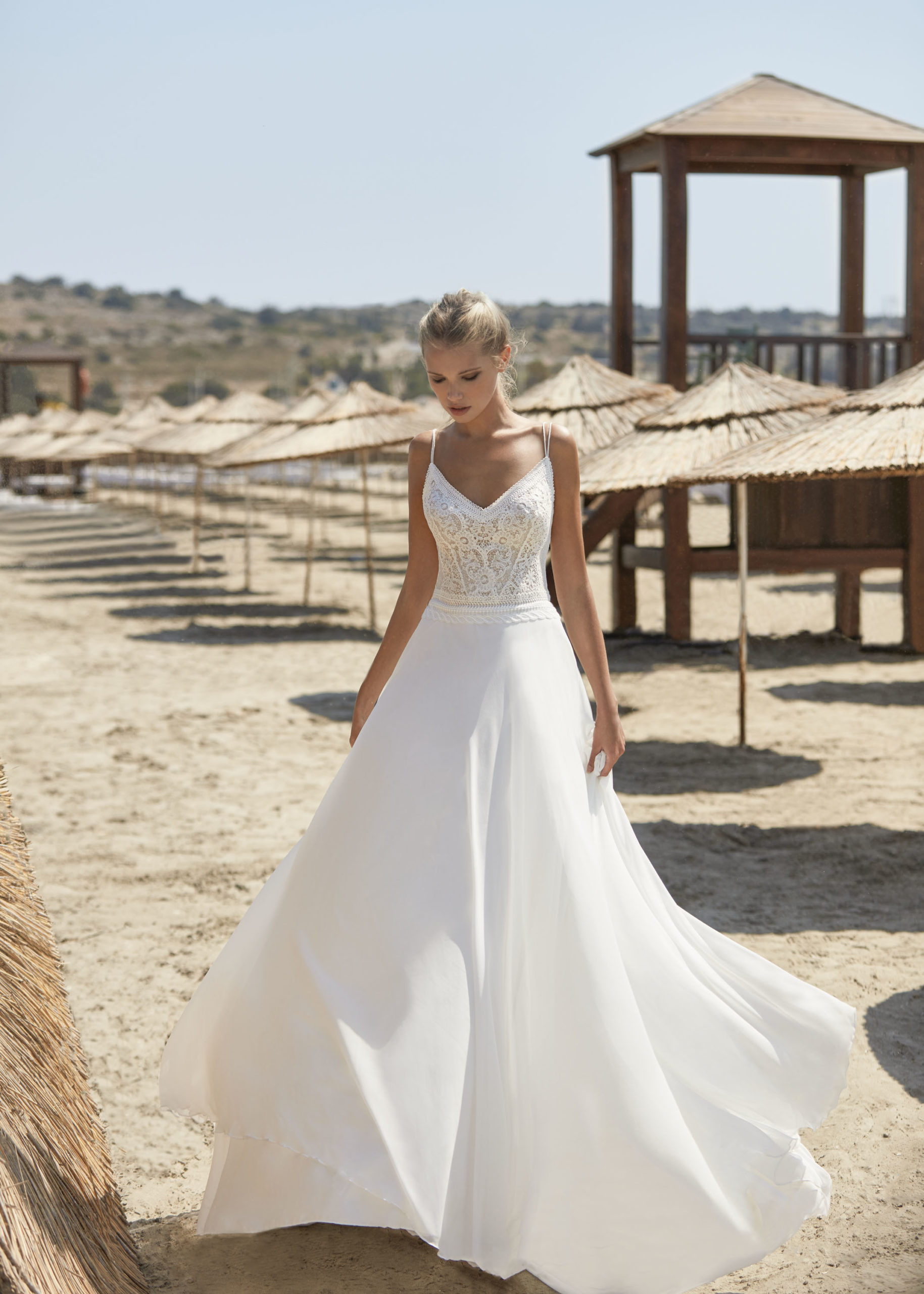 Hervé Paris Boho Valberg robe de mariée blanche