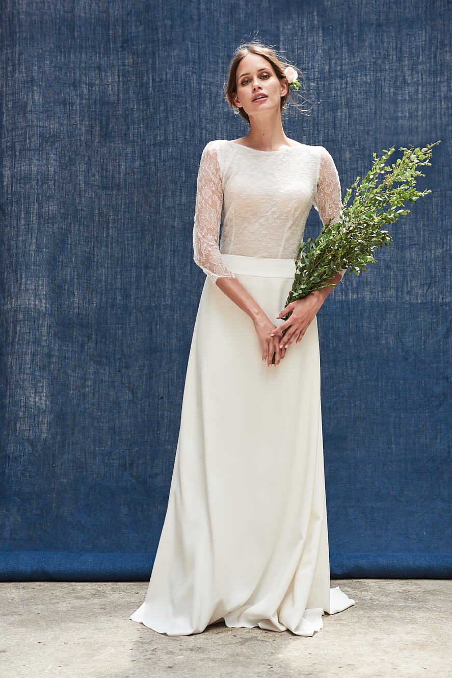 Maison Floret Sur-mesure Aaron robe mariée dentelle
