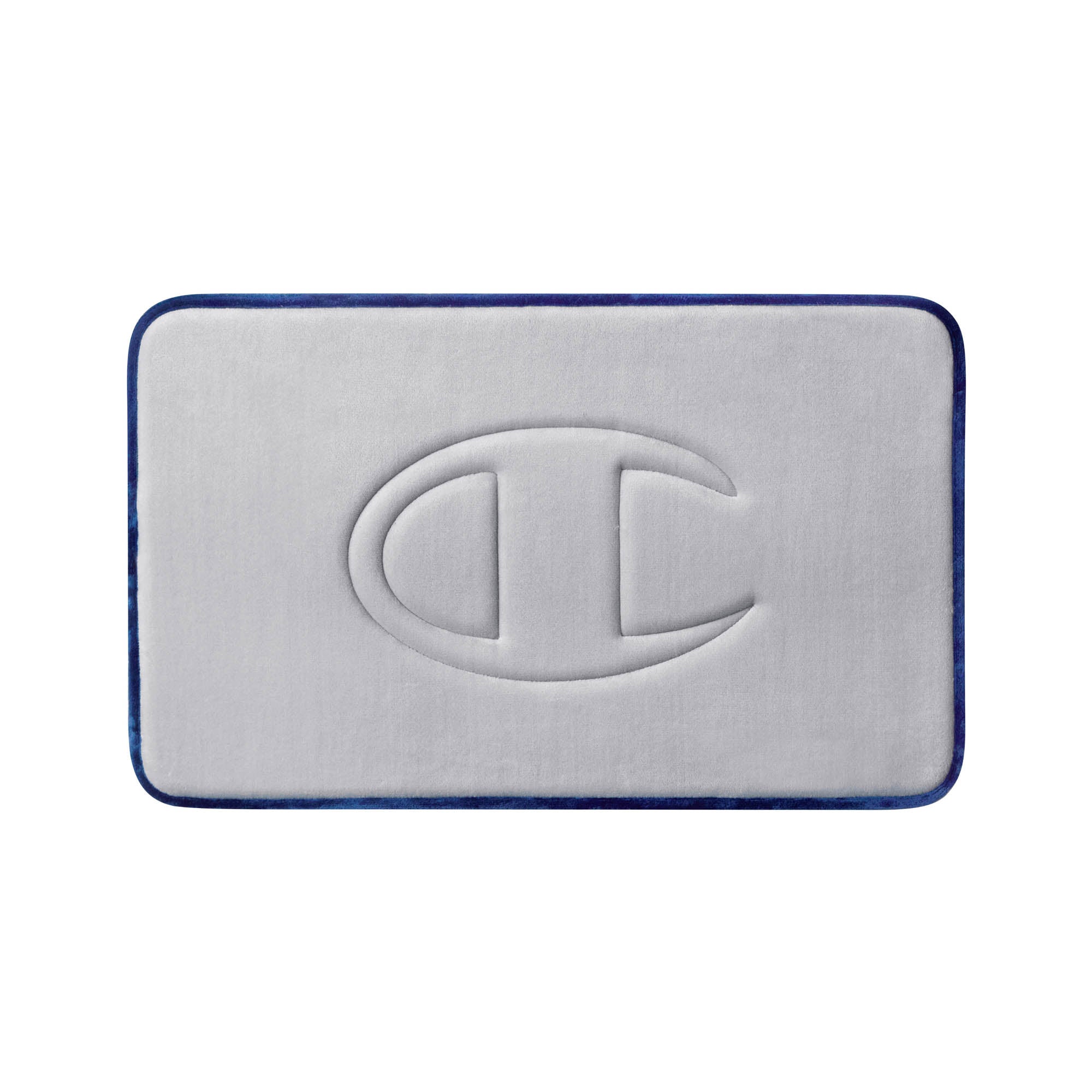 Champion Quilted Logo tapis de bain matelassé gris 17x24