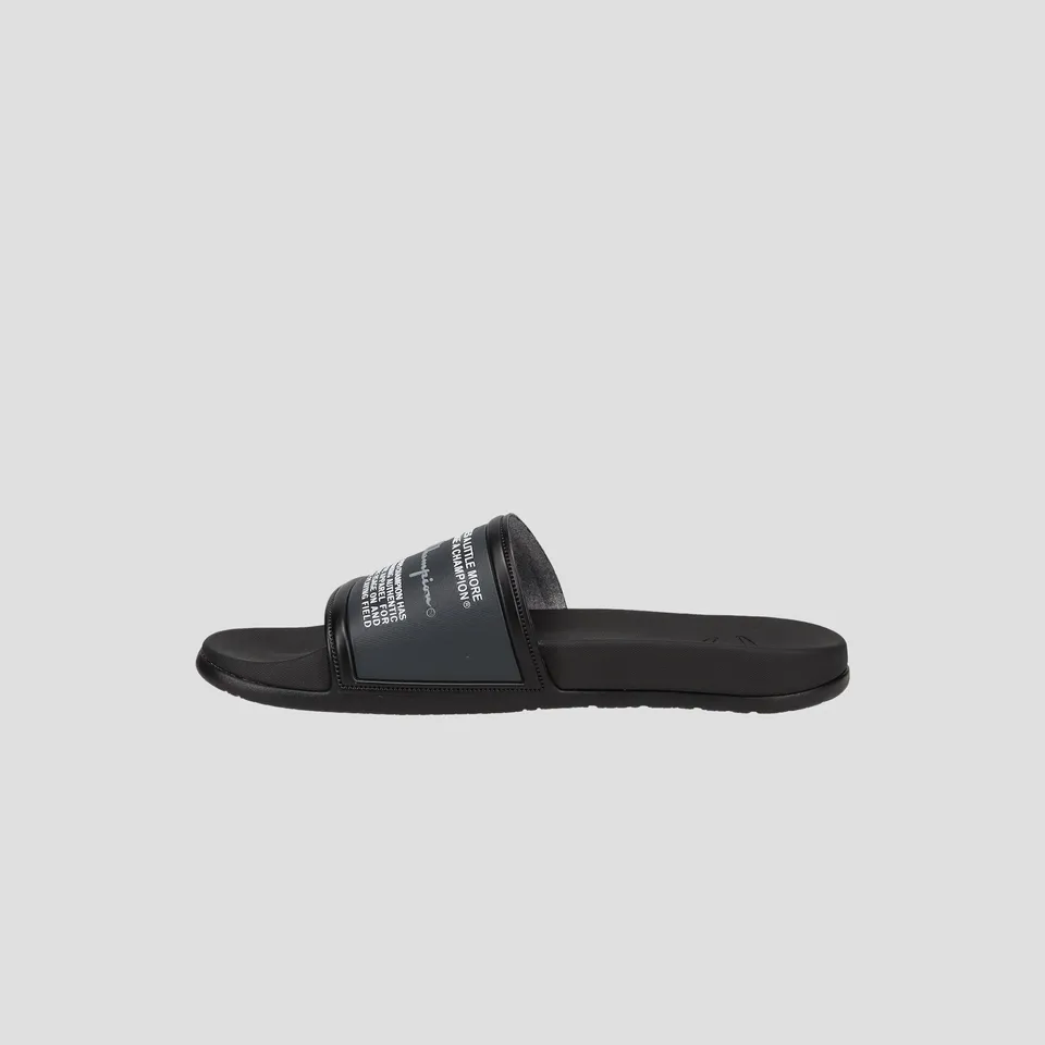 Champion IPO Squish Slide claquette Noir/Gris/Rouge