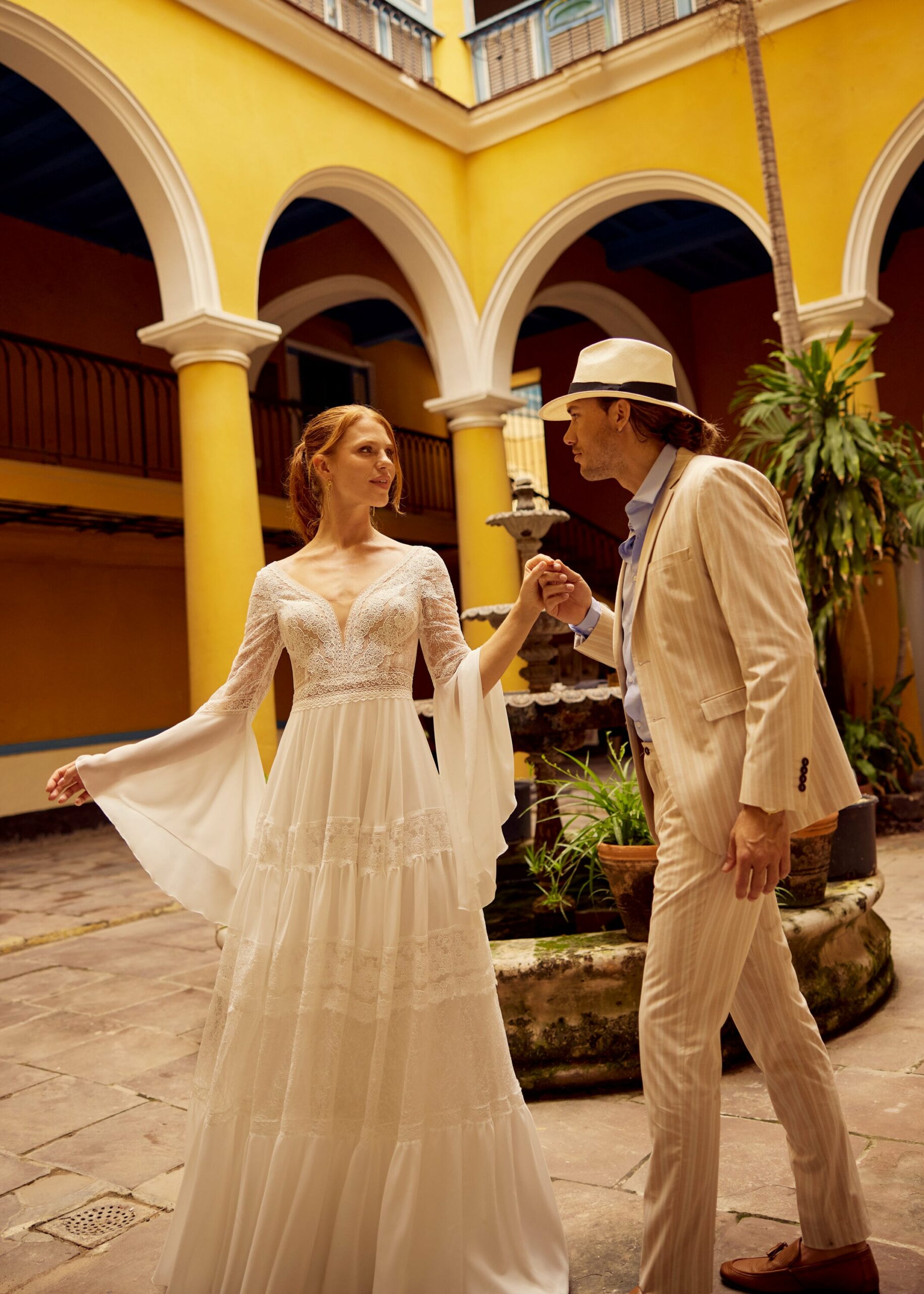 Hervé Paris Libre Leticia robe de mariée longue