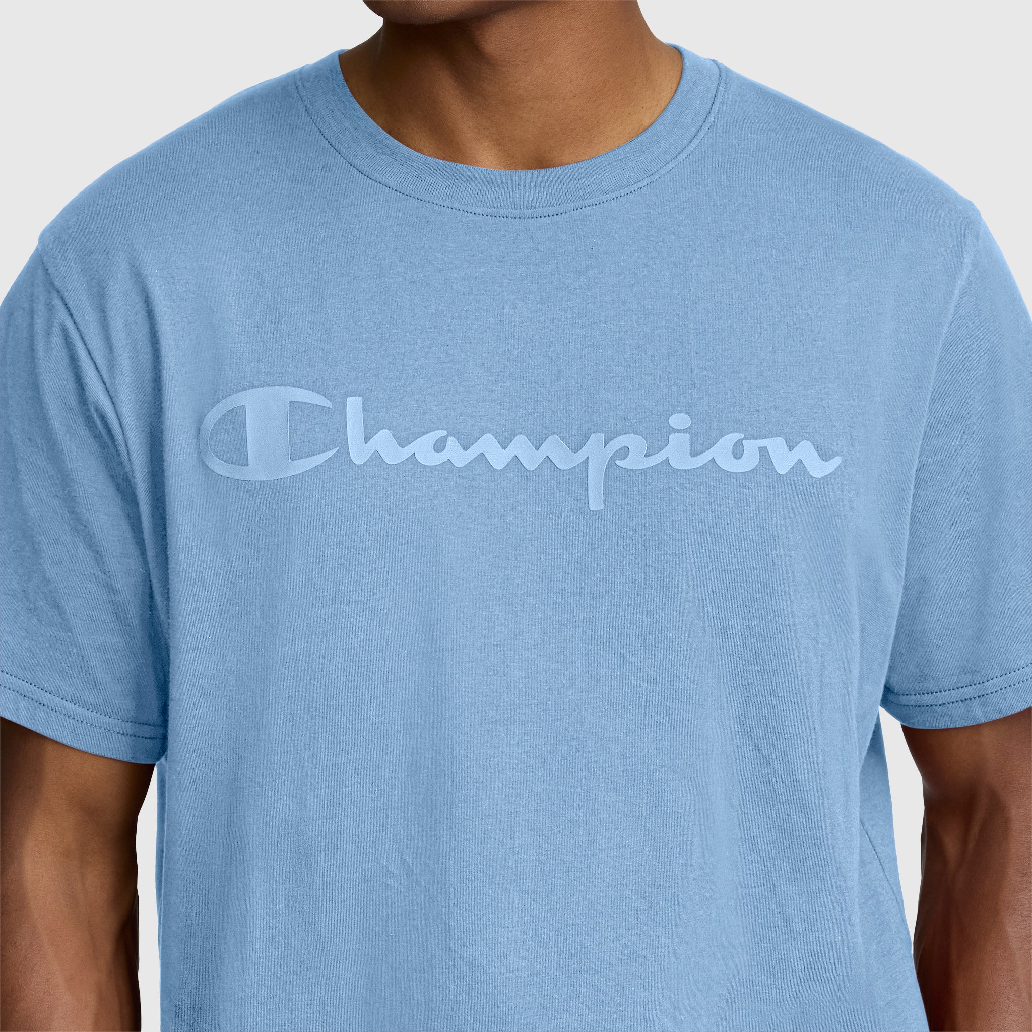 Champion Classic Graphic T-shirt homme bleu riviera coton