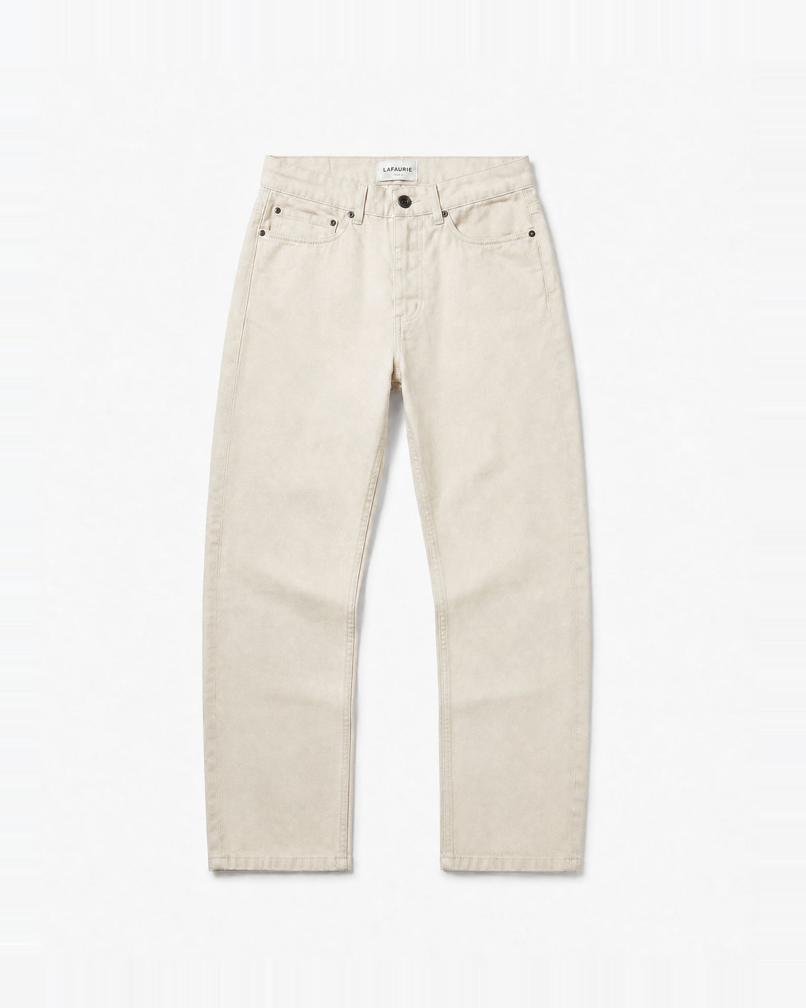 Lafaurie Brady jean droit denim écru 100% coton