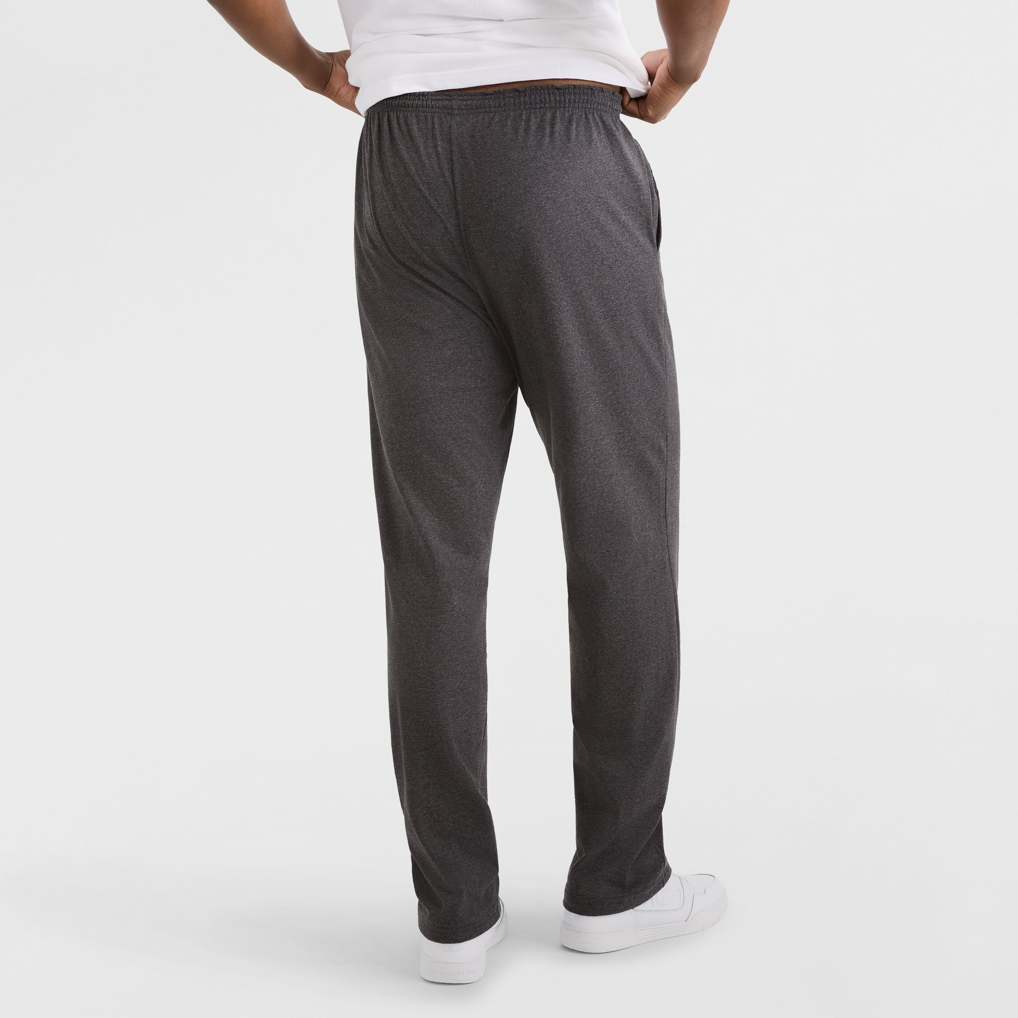Champion Pants Pantalon Lounge Gris Chiné Coton Big Tall
