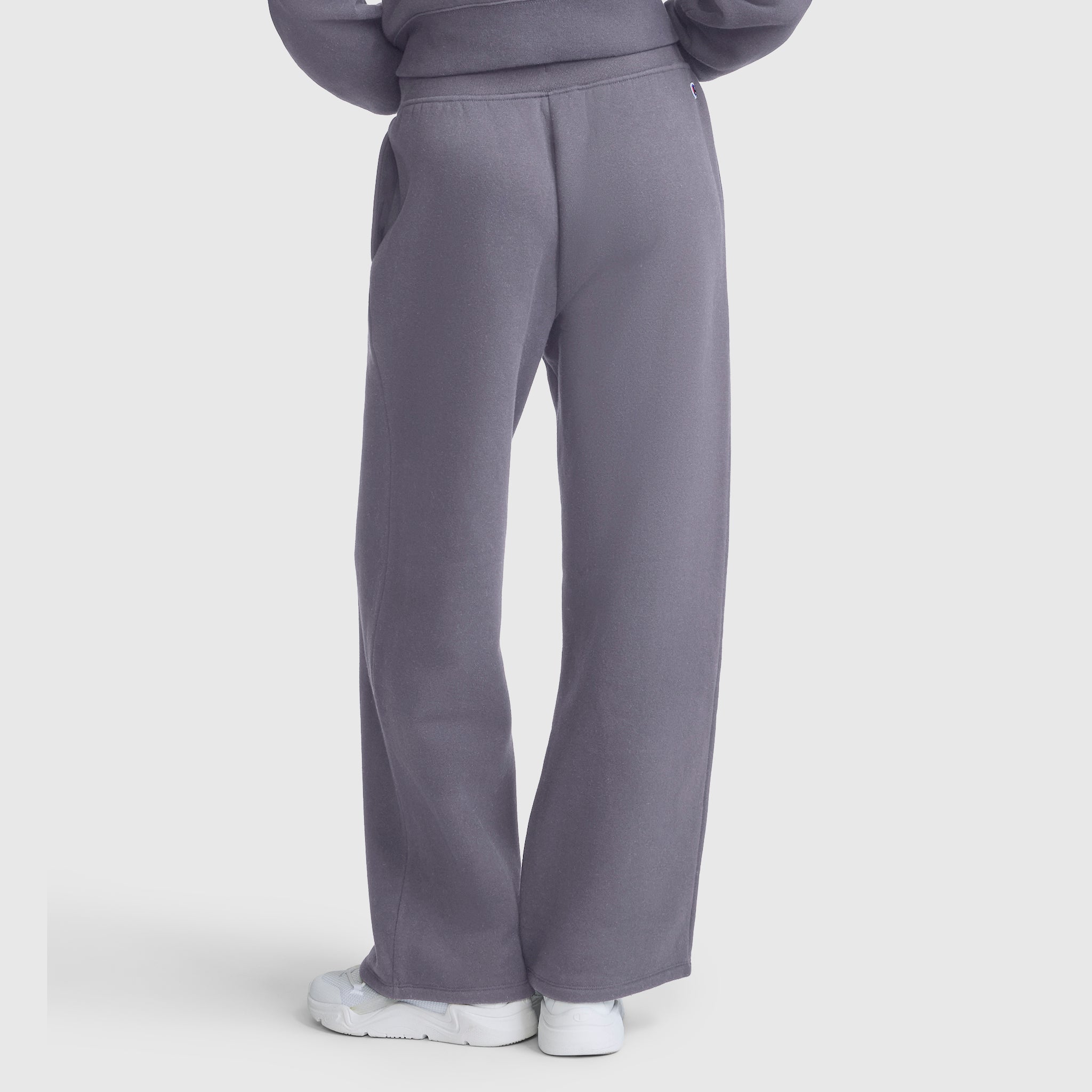 Champion Wide Leg Fleece pantalon jogging gris acier molleton