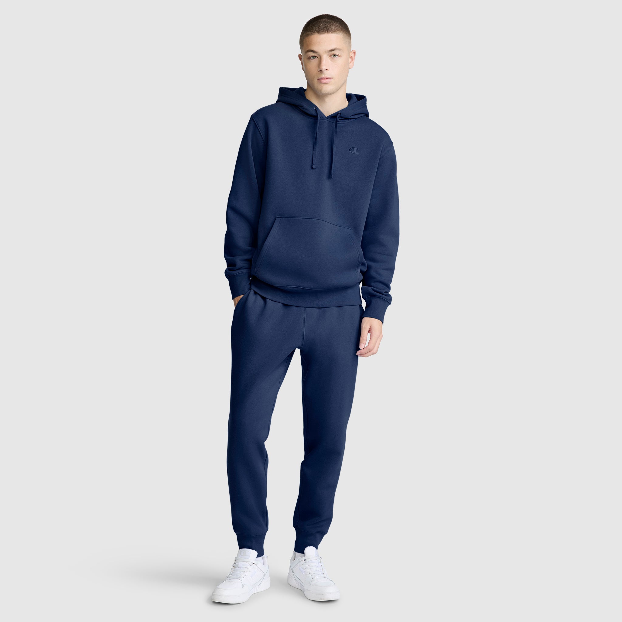 Champion Powerblend Joggers C Logo jogging Estate Blue