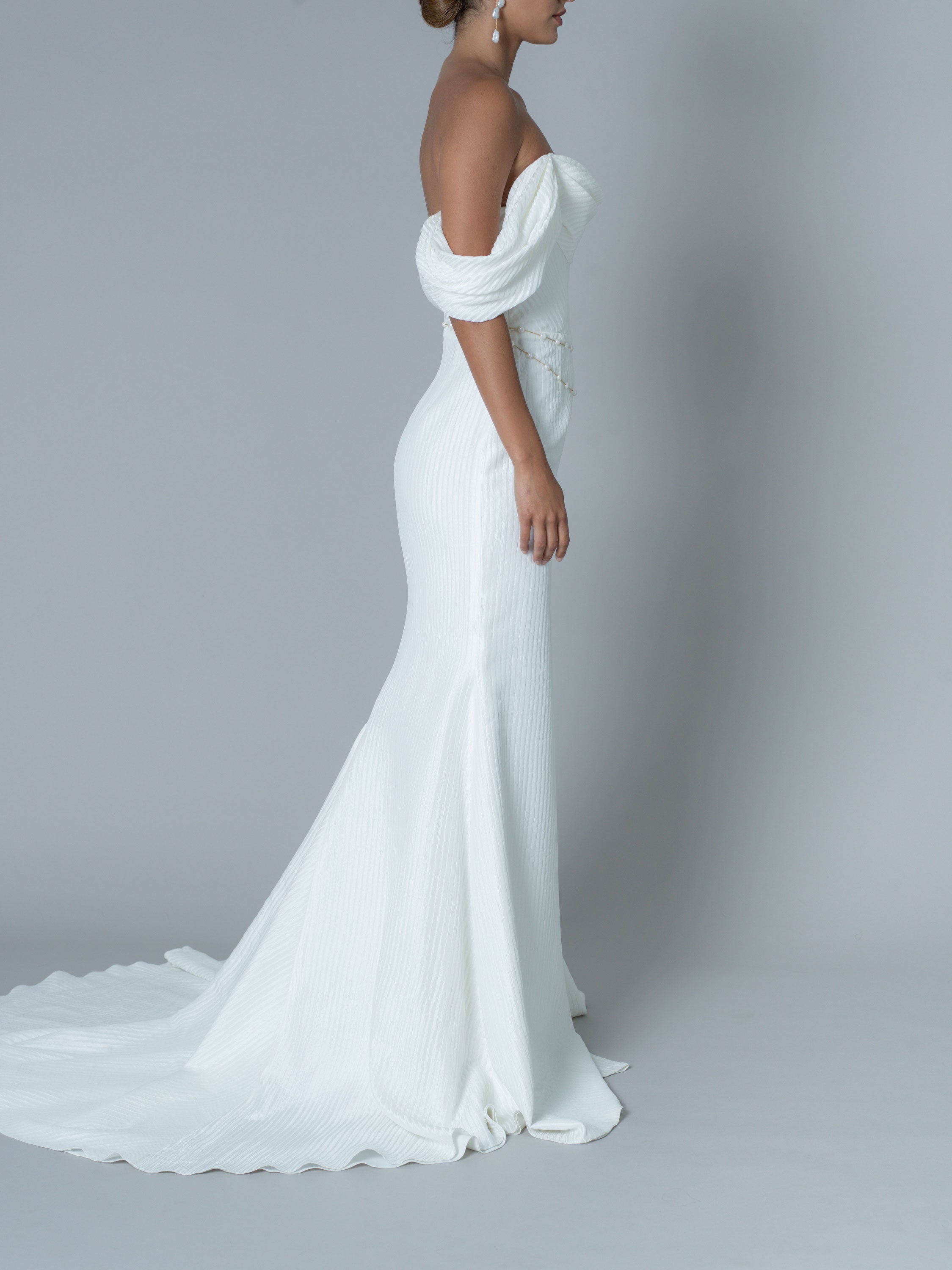 Rime Arodaky Bridal Bruni robe de mariée bustier froissé