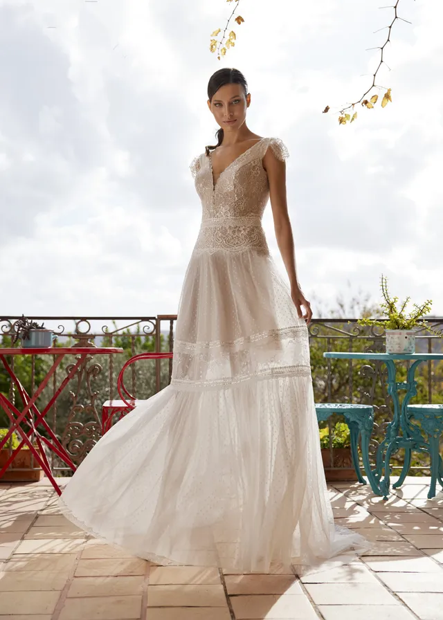 Hervé Paris My Freedom Angela robe de mariée fluide