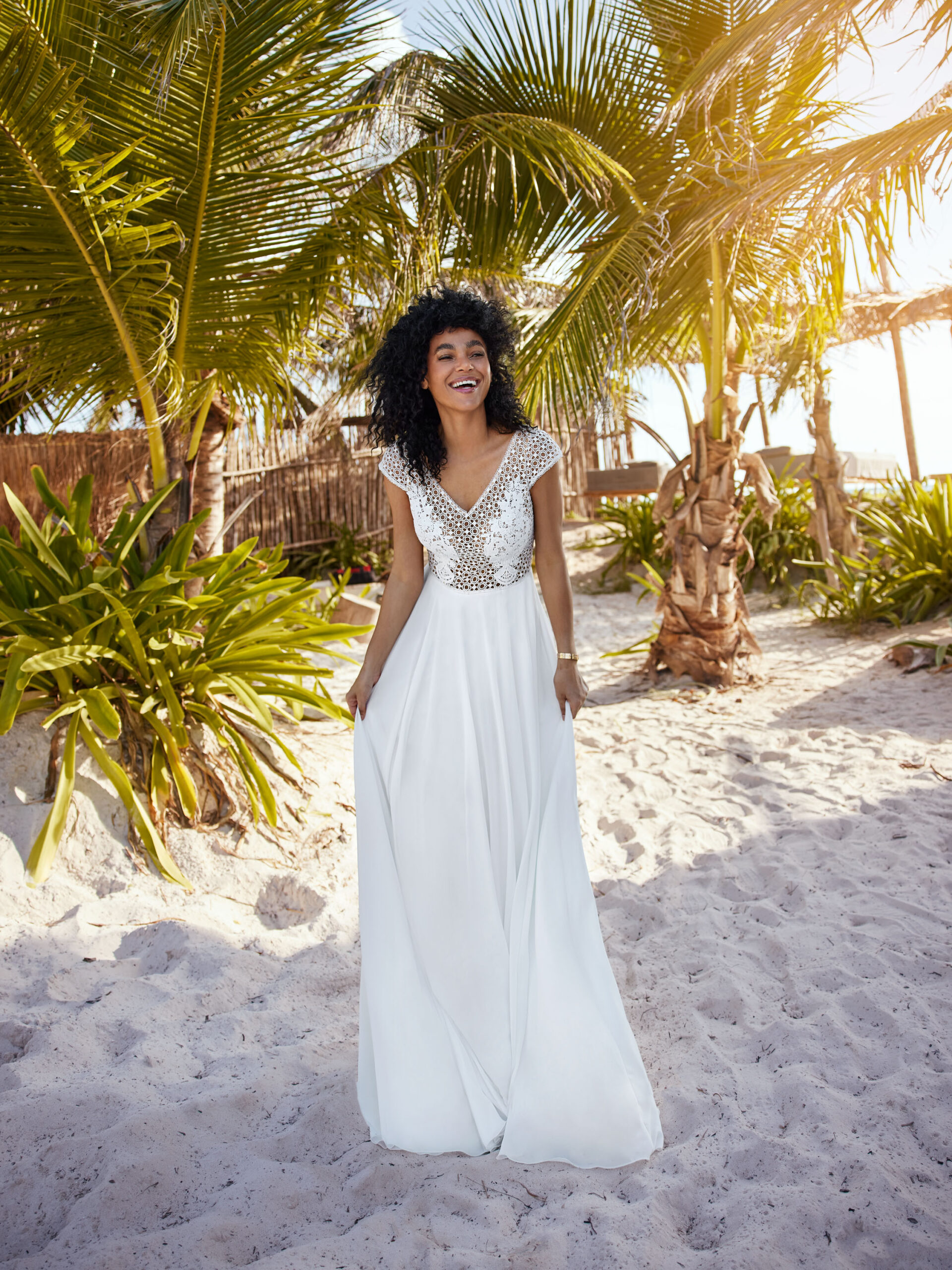 Hervé Paris Mystical Bodhi robe de mariée blanche longue