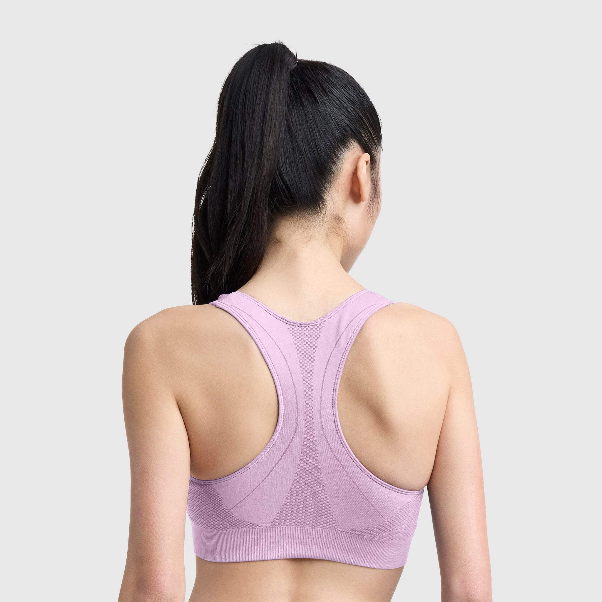 Champion Seamless Racerback Brassière de sport Smoky Grape respirante