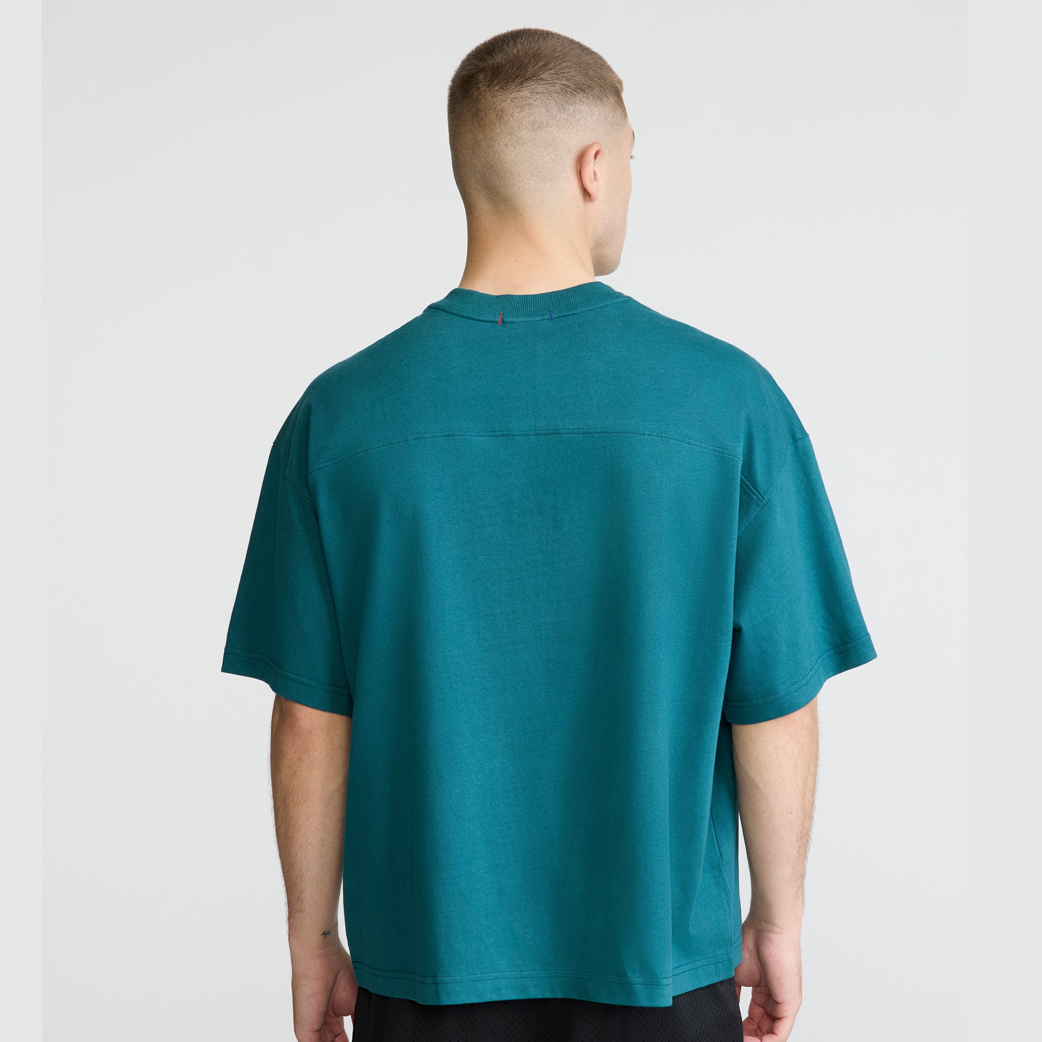 Champion Boxy T-Shirt coton manches courtes Deep Teal