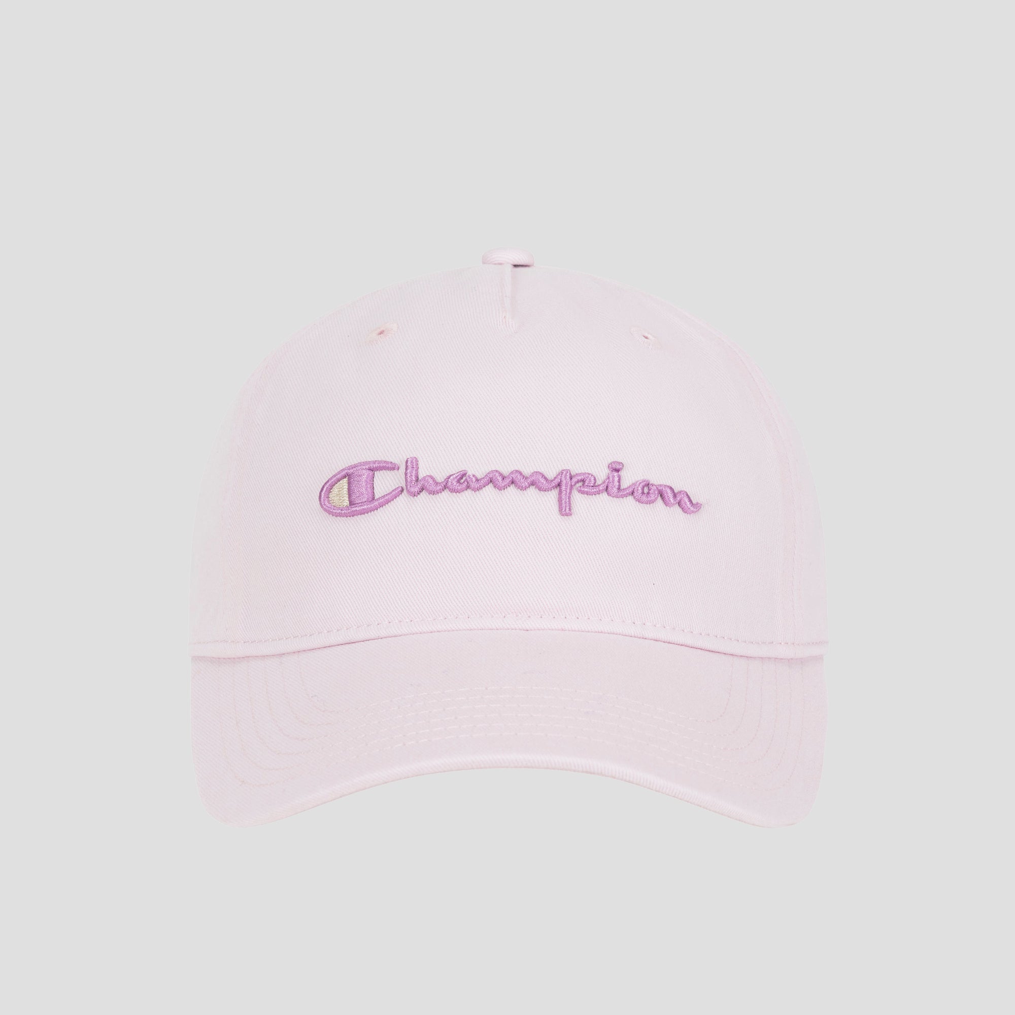 Champion Script Embroidery Adjustable Cap casquette rose coton
