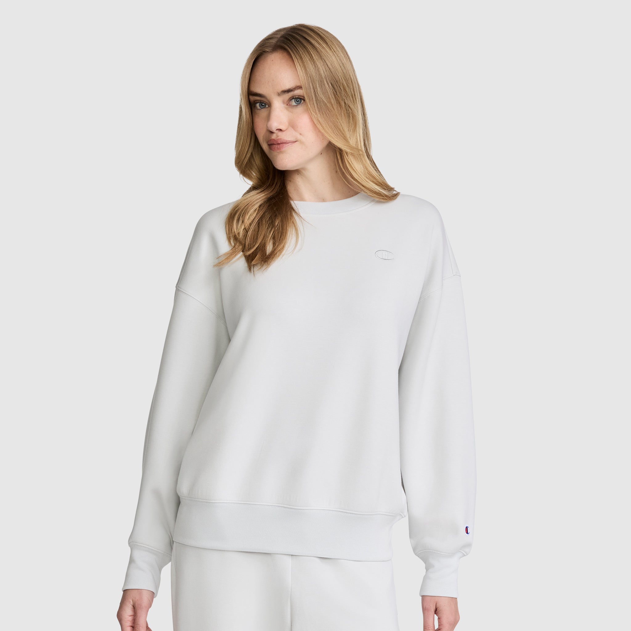 Champion Crewneck Pullover sweat femme bleu dawn blue