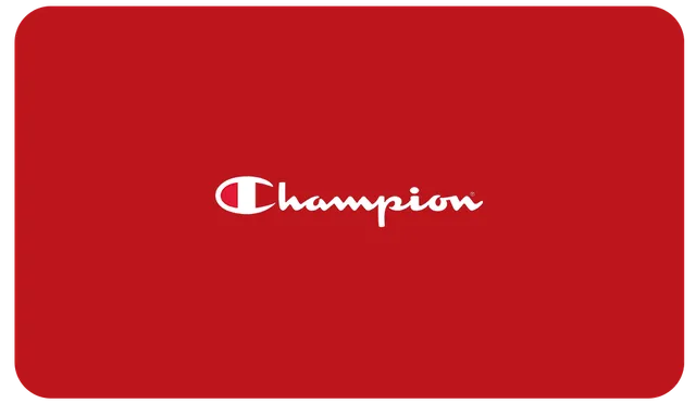 Champion carte cadeau électronique logo rouge