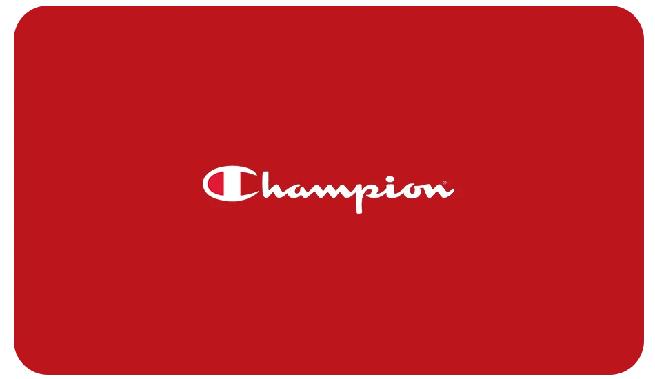Champion carte cadeau électronique logo rouge