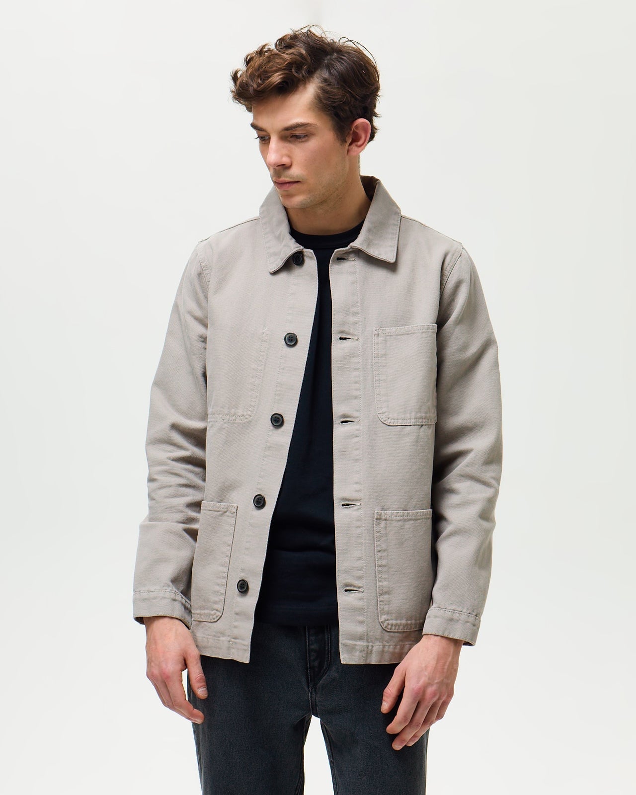 Lafaurie Braque Argile veste de peintre coton coupe droite