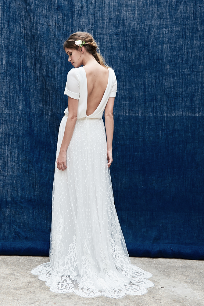 Maison Floret Prêt-à-marier Warren jupe tulle plumetis