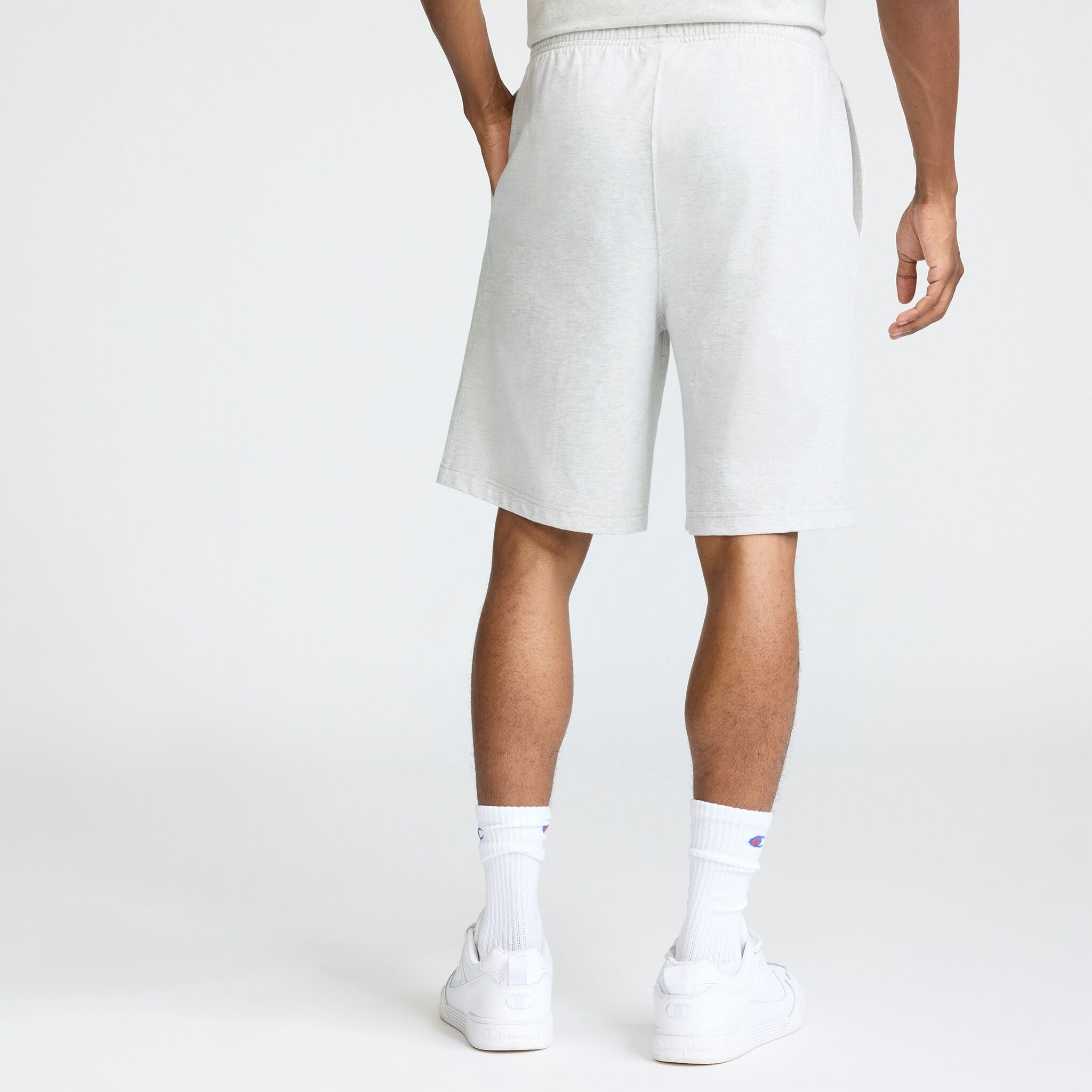 Champion 9" Short de détente Platinum Silver coton