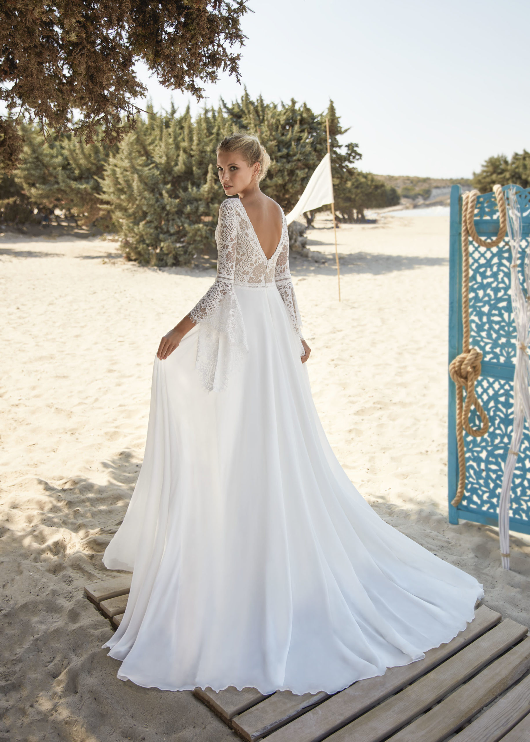 Hervé Paris Boho Destination Vias robe mariée bohème