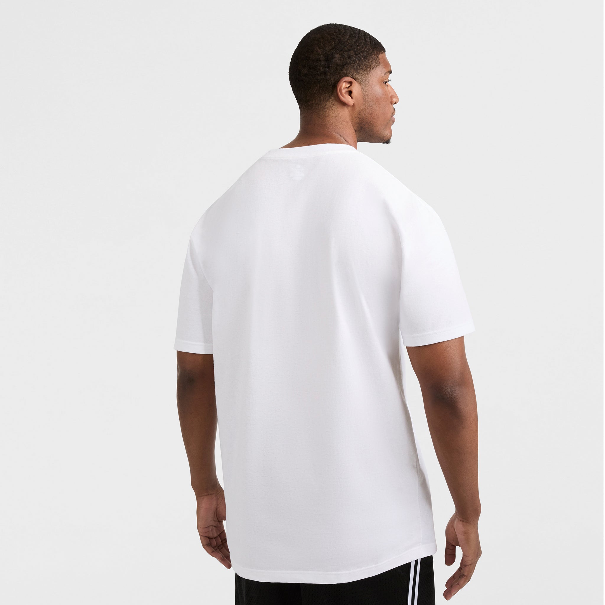 Champion Classic T-Shirt C Logo homme Bright White coton