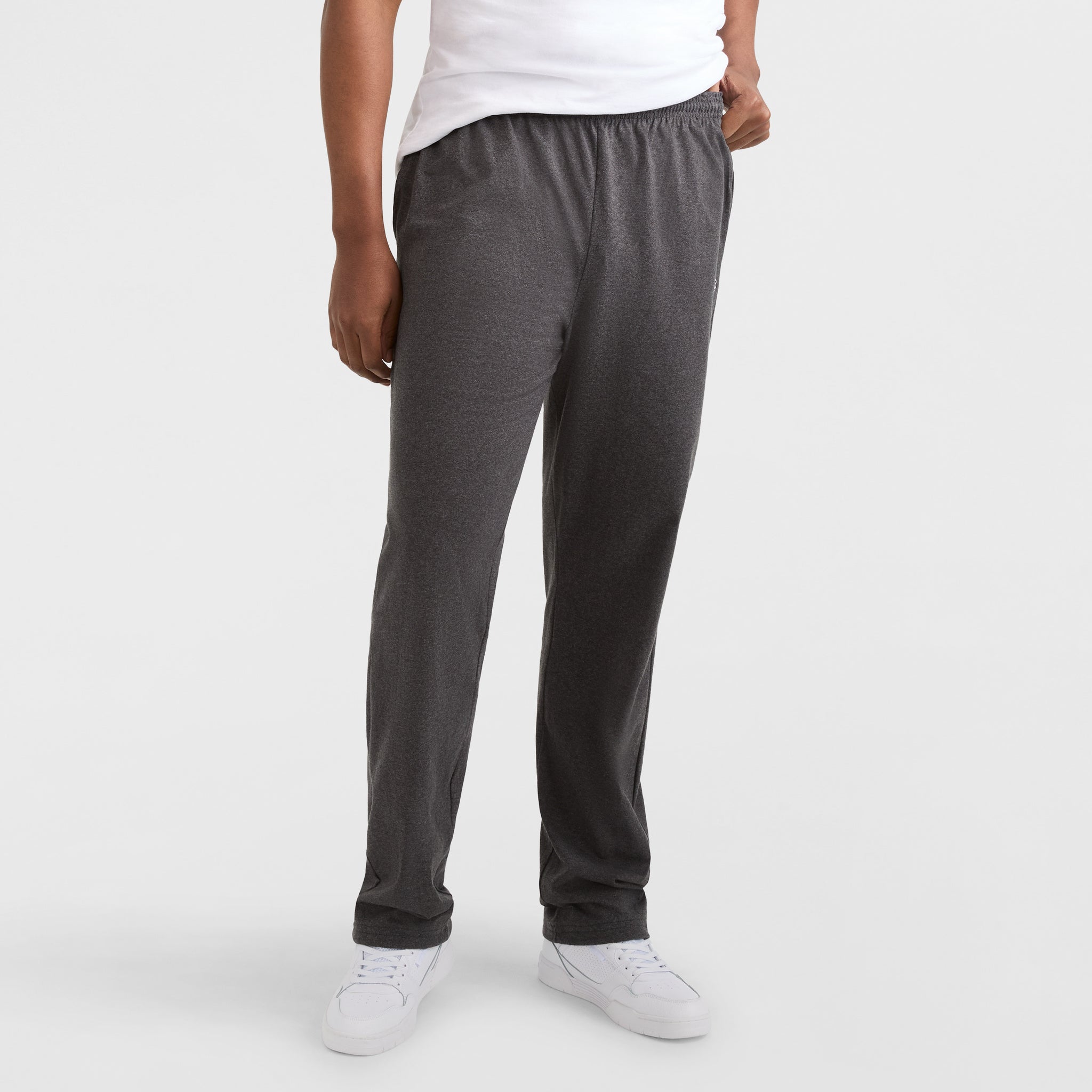 Champion Pants Pantalon Lounge Gris Chiné Coton Big Tall