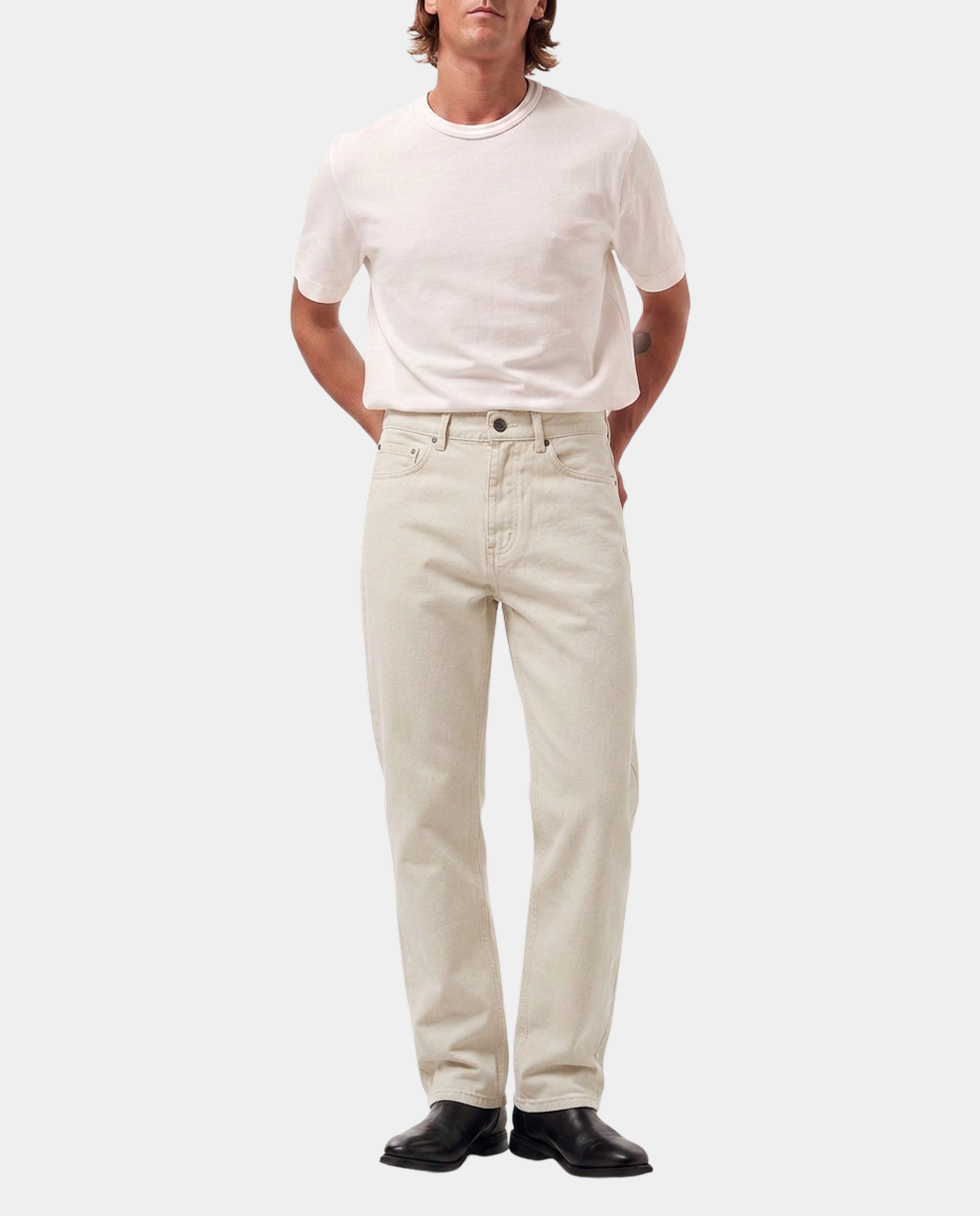 Lafaurie Brady jean droit denim écru 100% coton