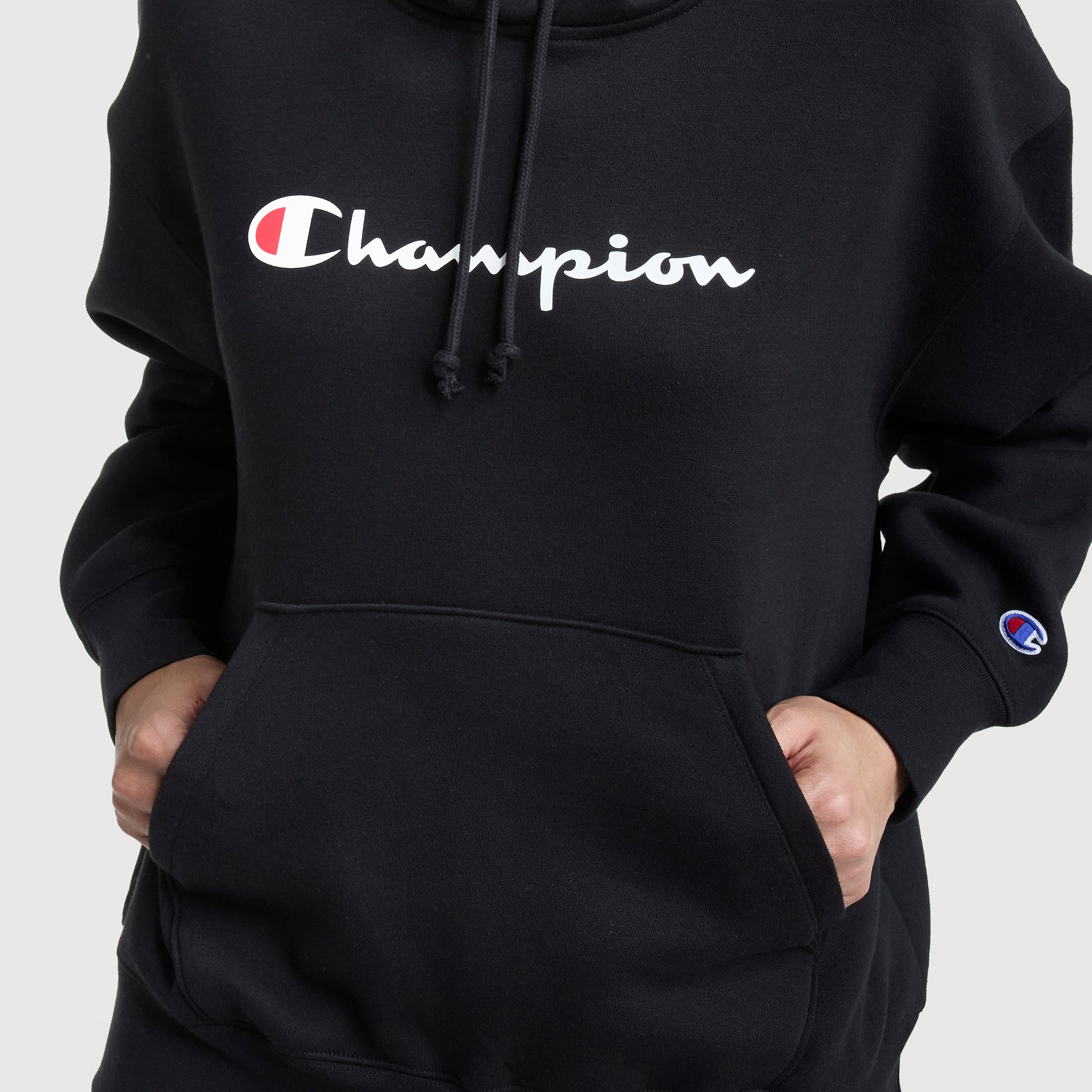 Champion Powerblend Relaxed Hoodie sweat noir Black