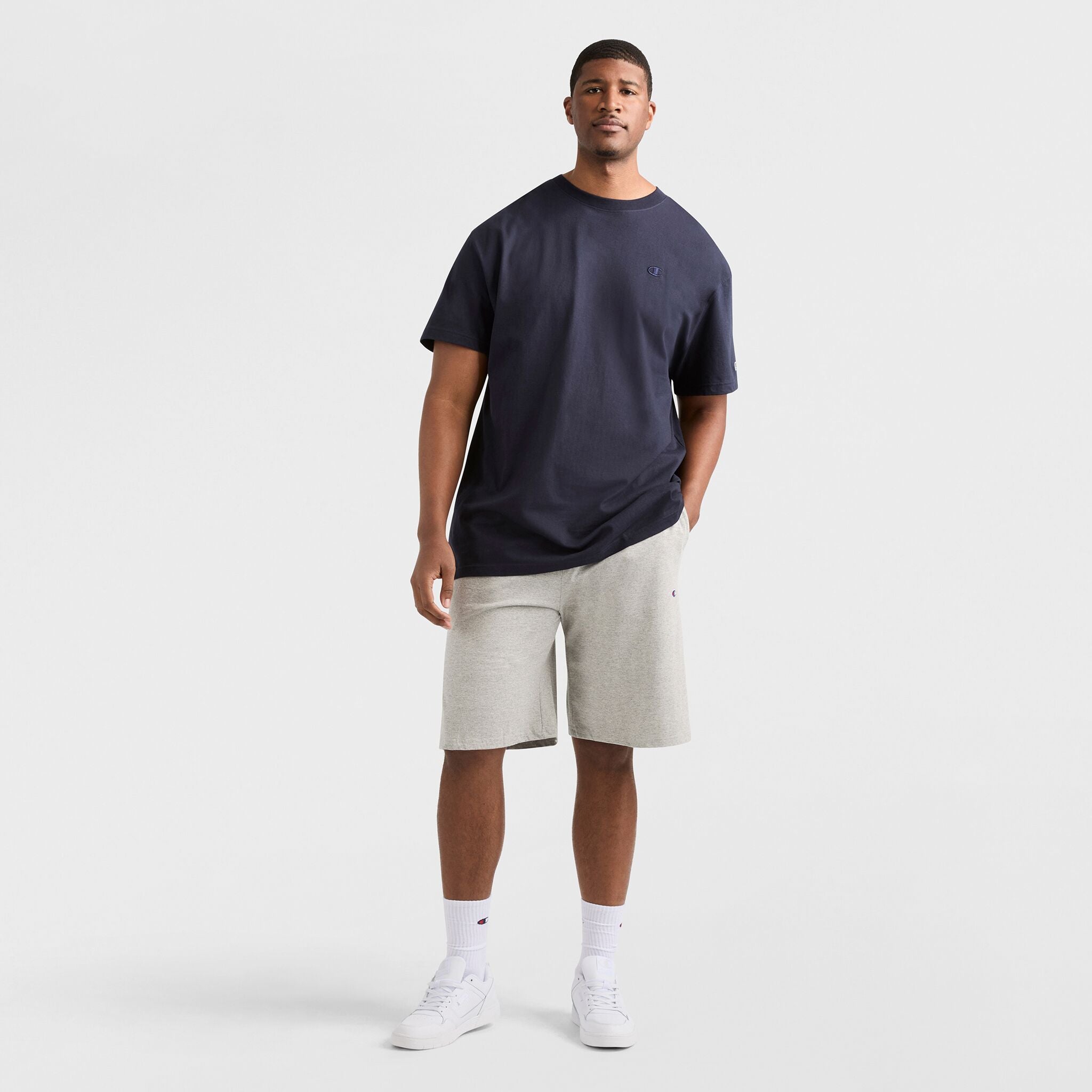 Champion Shorts Lightweight 9 Short Homme Gris Coton