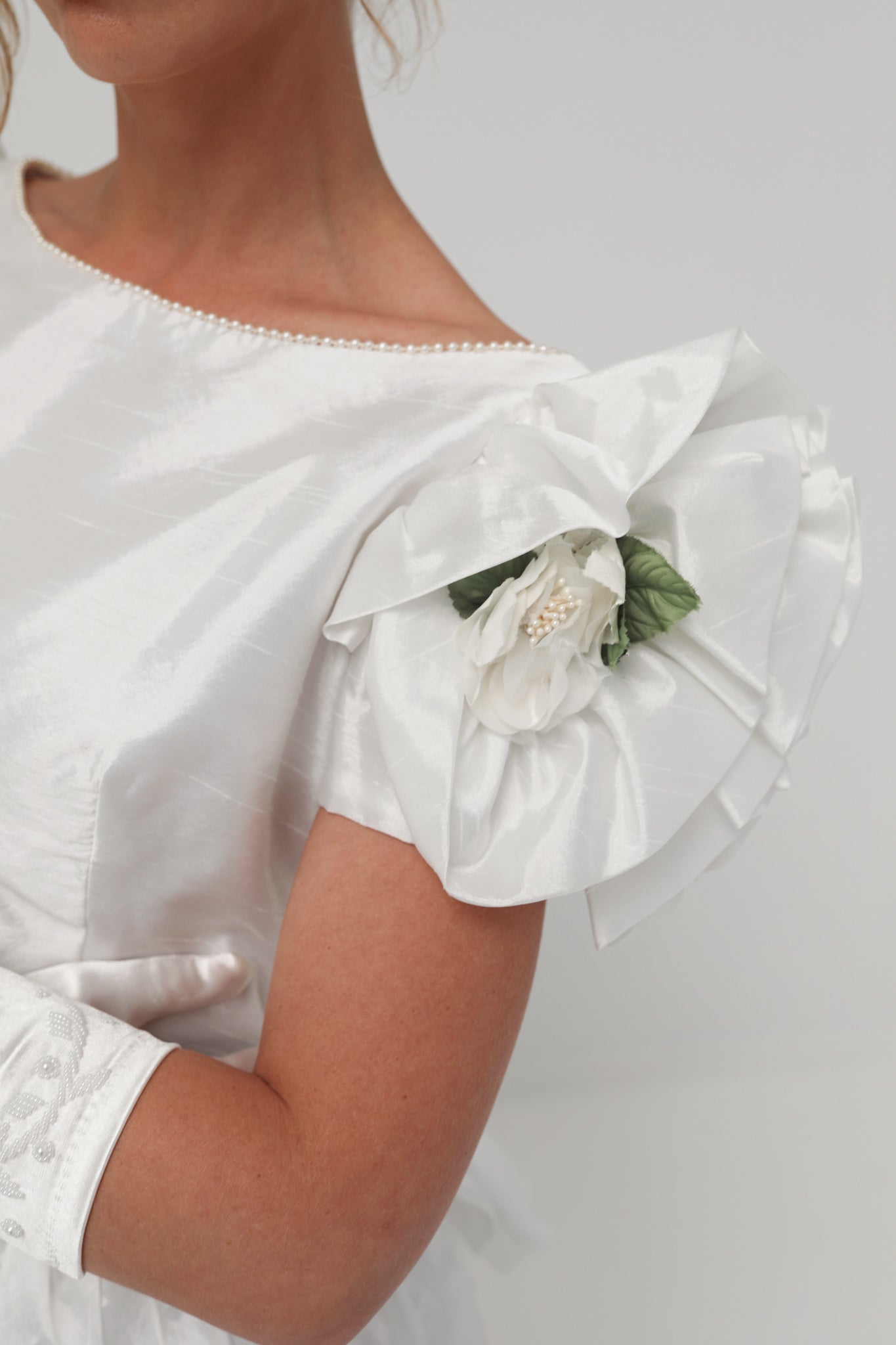 Solène Gisèle La mariée Ombeline robe de mariée blanche 38 perles