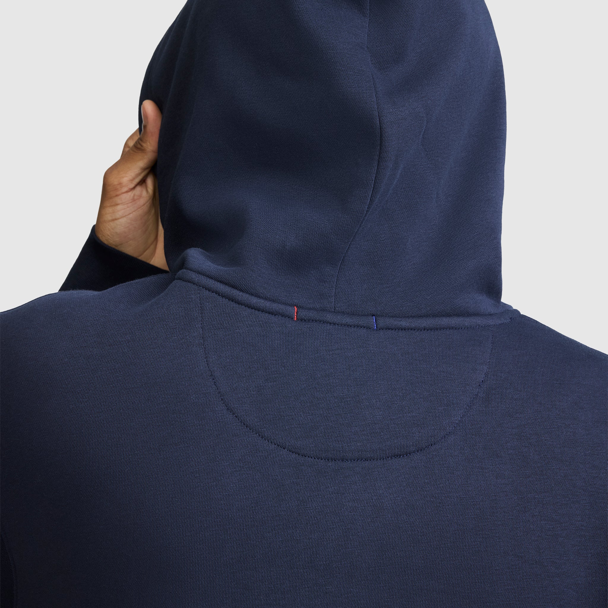 Champion Powerblend Hoodie sweat homme bleu coton