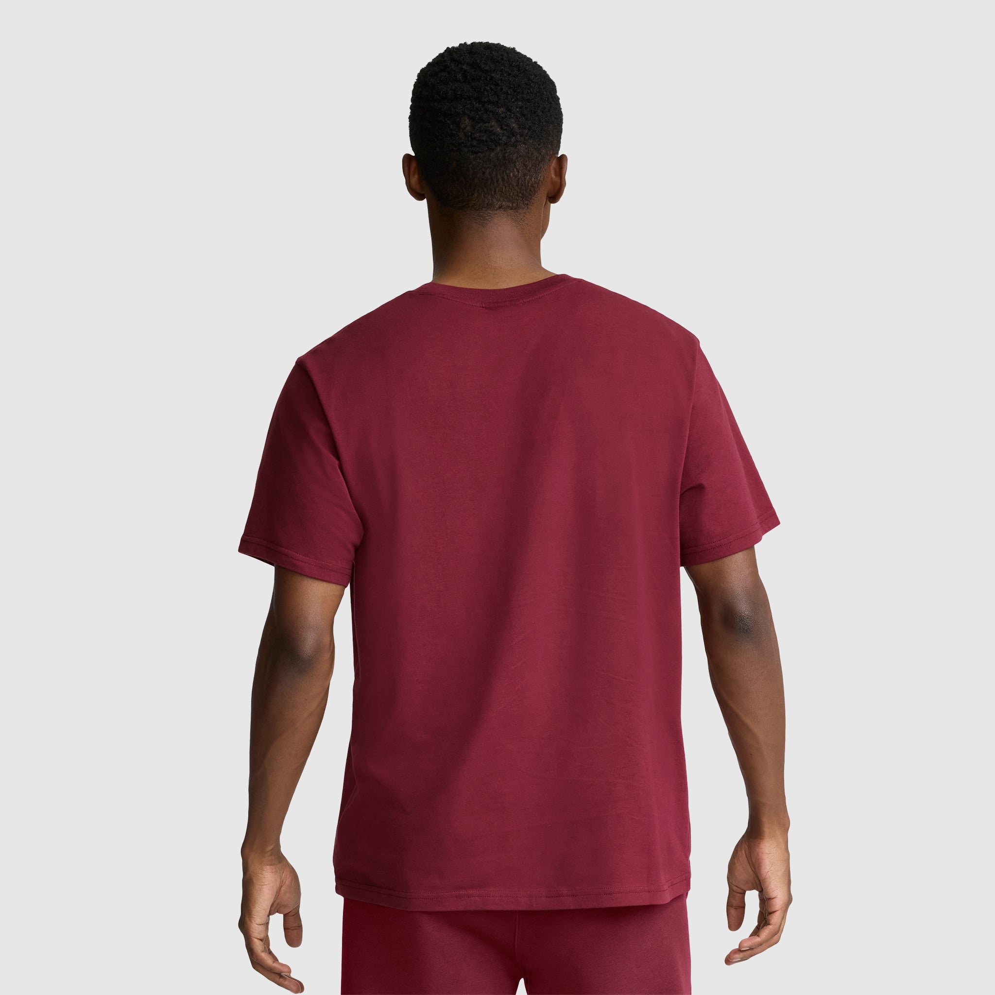 Champion Classic Graphic T-shirt homme bordeaux coton