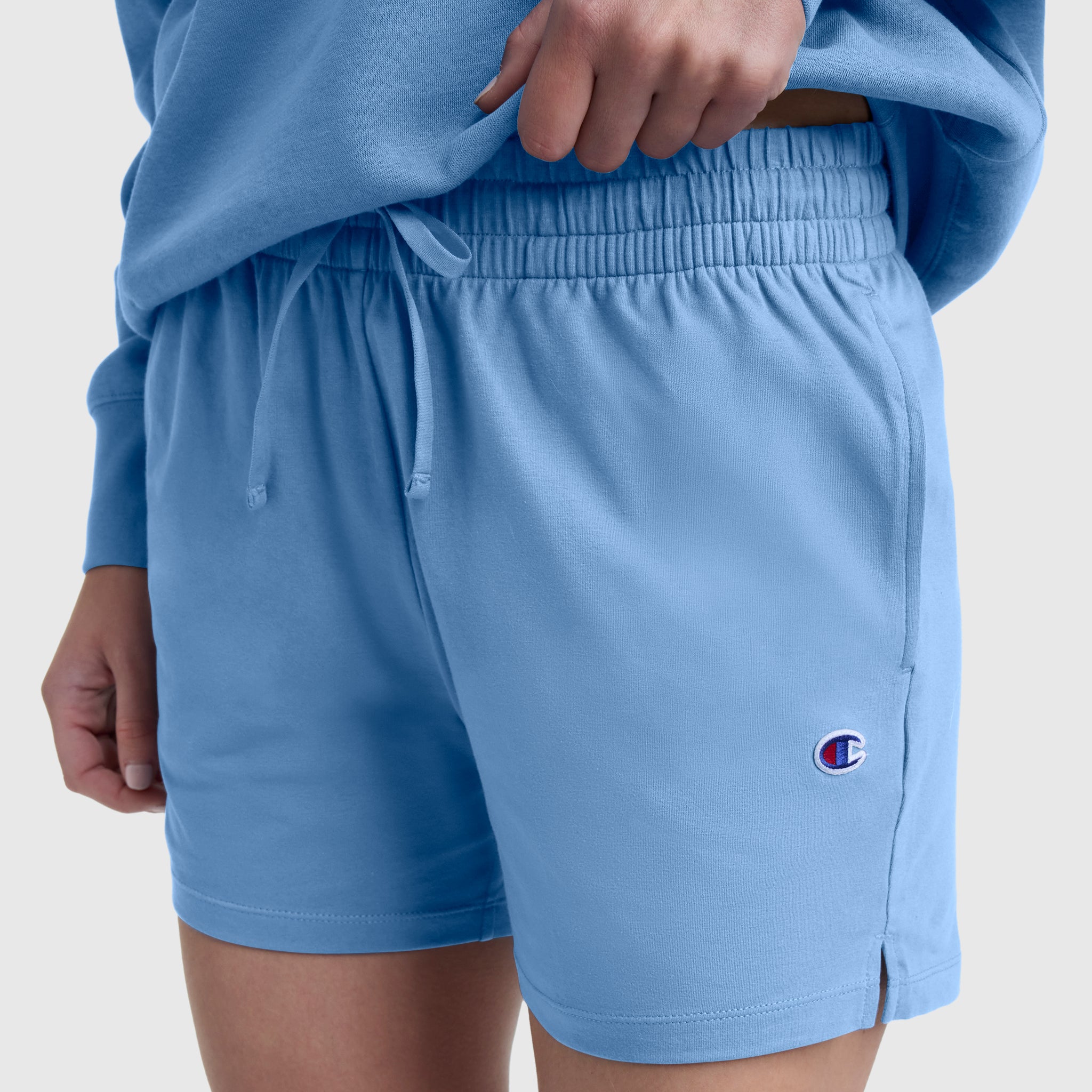 Champion Shorts 4" Lounge C Logo short bleu Riviera