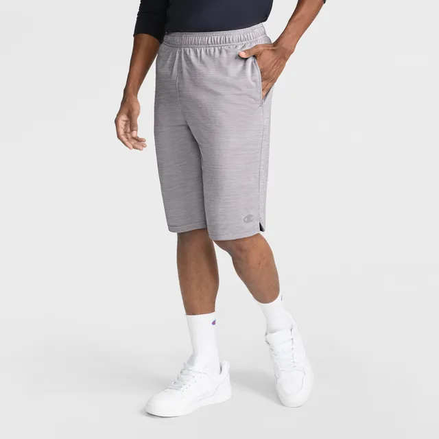 Champion Shorts short sport homme gris 10 pouces poches