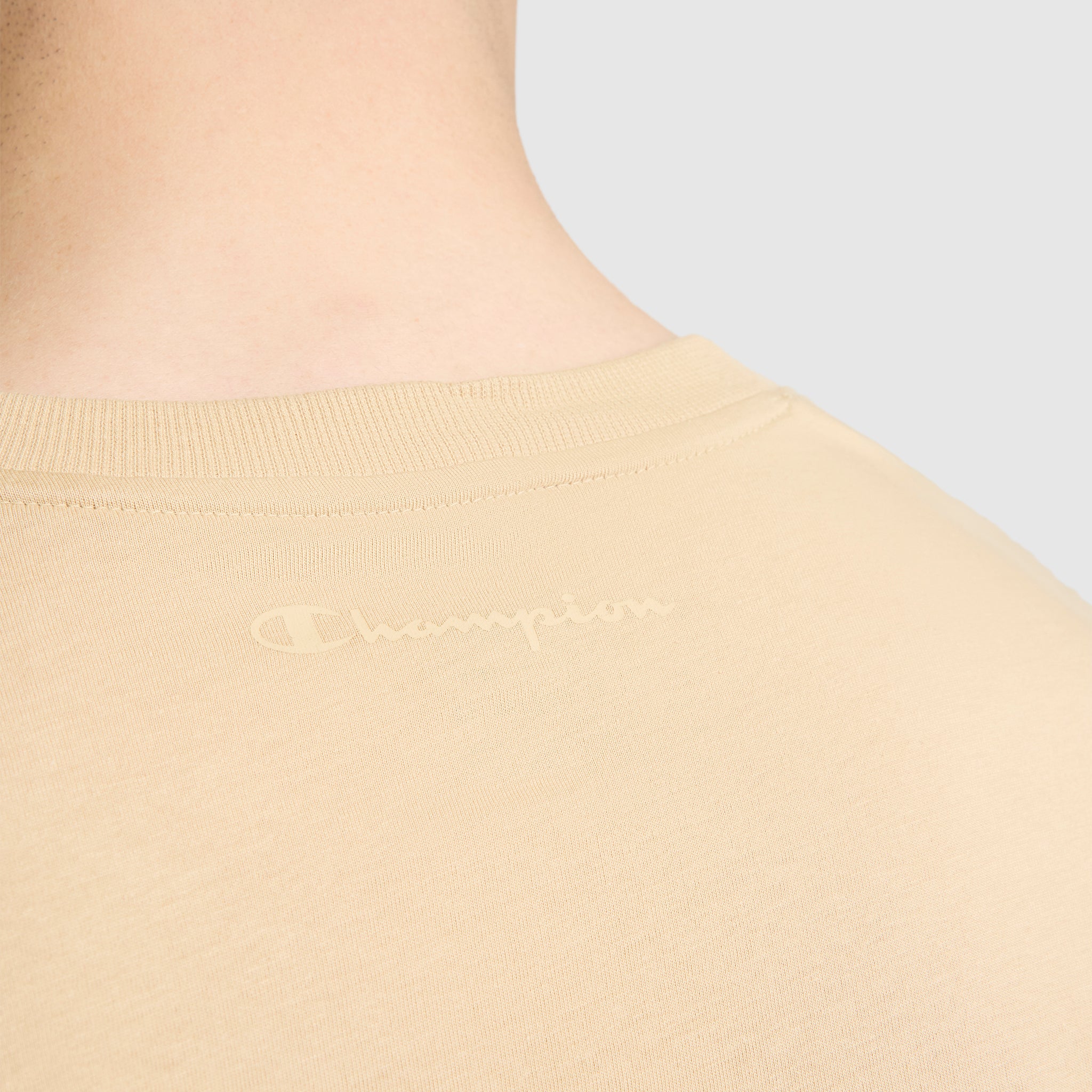 Champion Classic C Logo t-shirt homme Curds & Whey coton