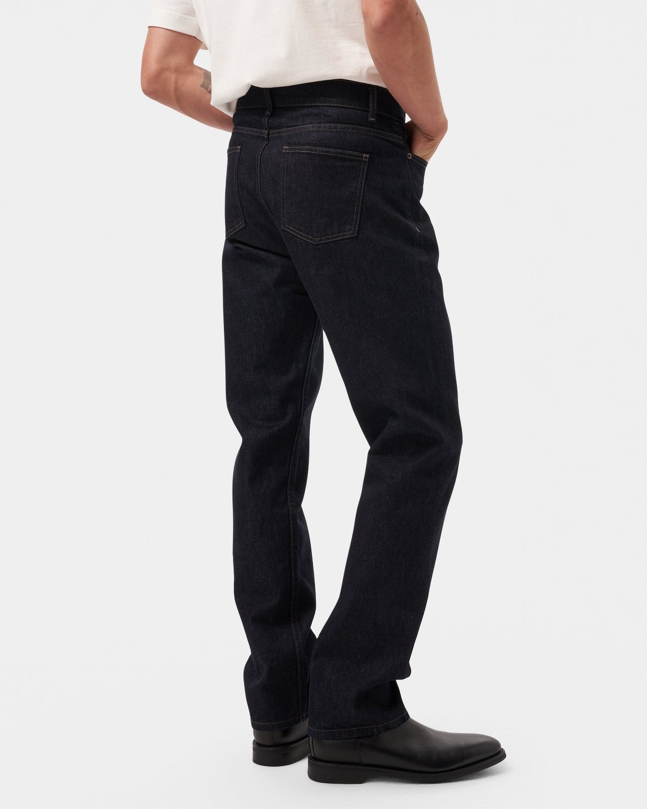 LAFAURIE BRADY jean droit denim rincé 100% coton