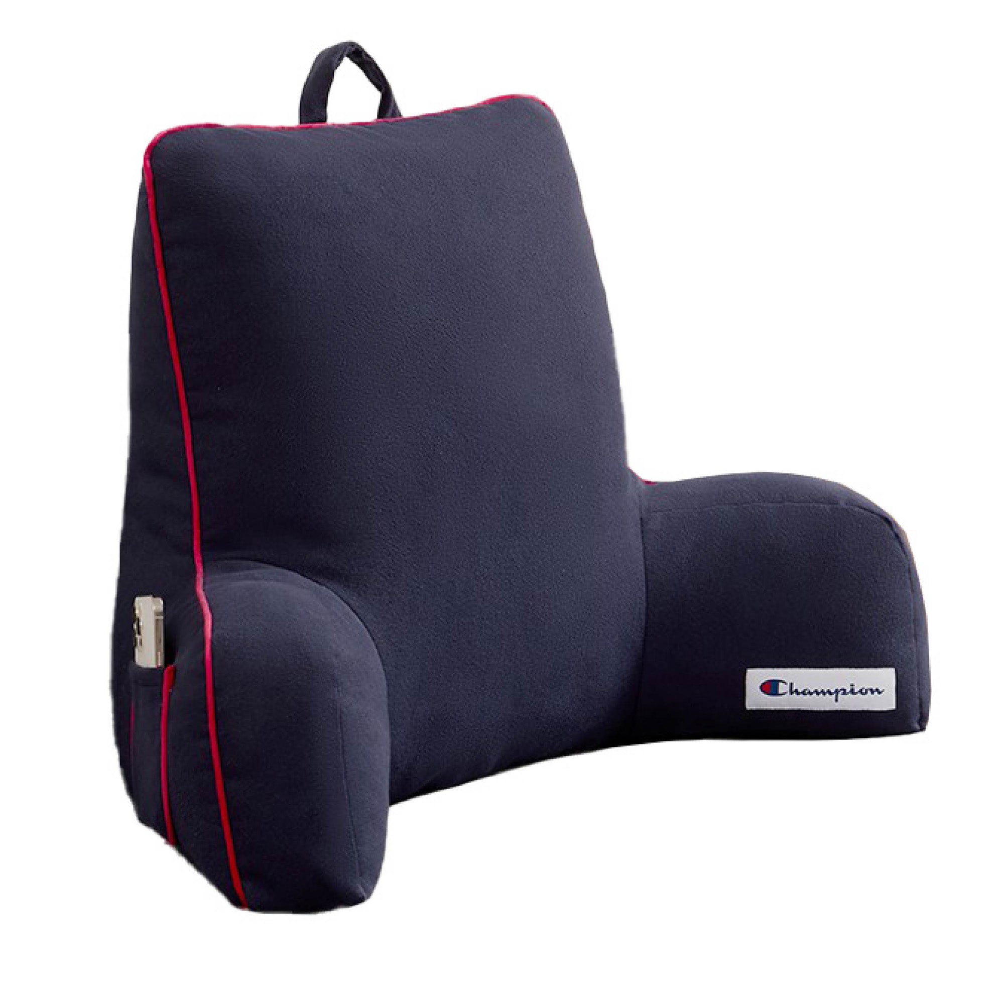 Champion Room Decor coussin dossier fausse laine bleu marine