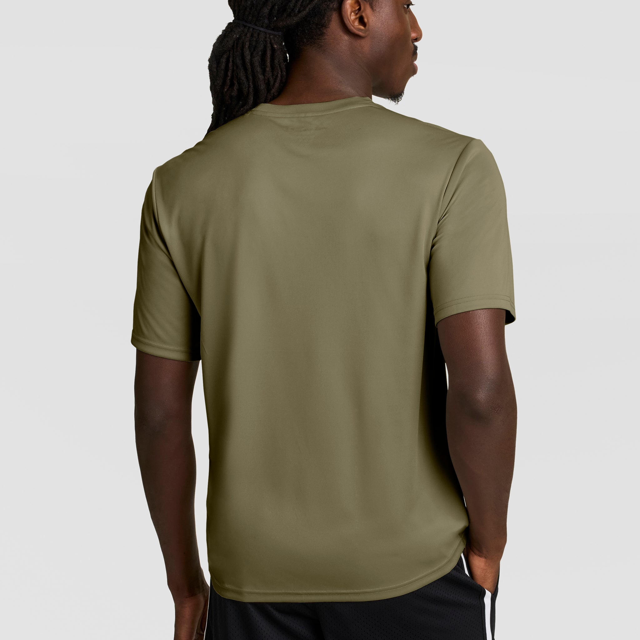 Champion Sport T-Shirt Reflective C Logo Burnt Olive homme