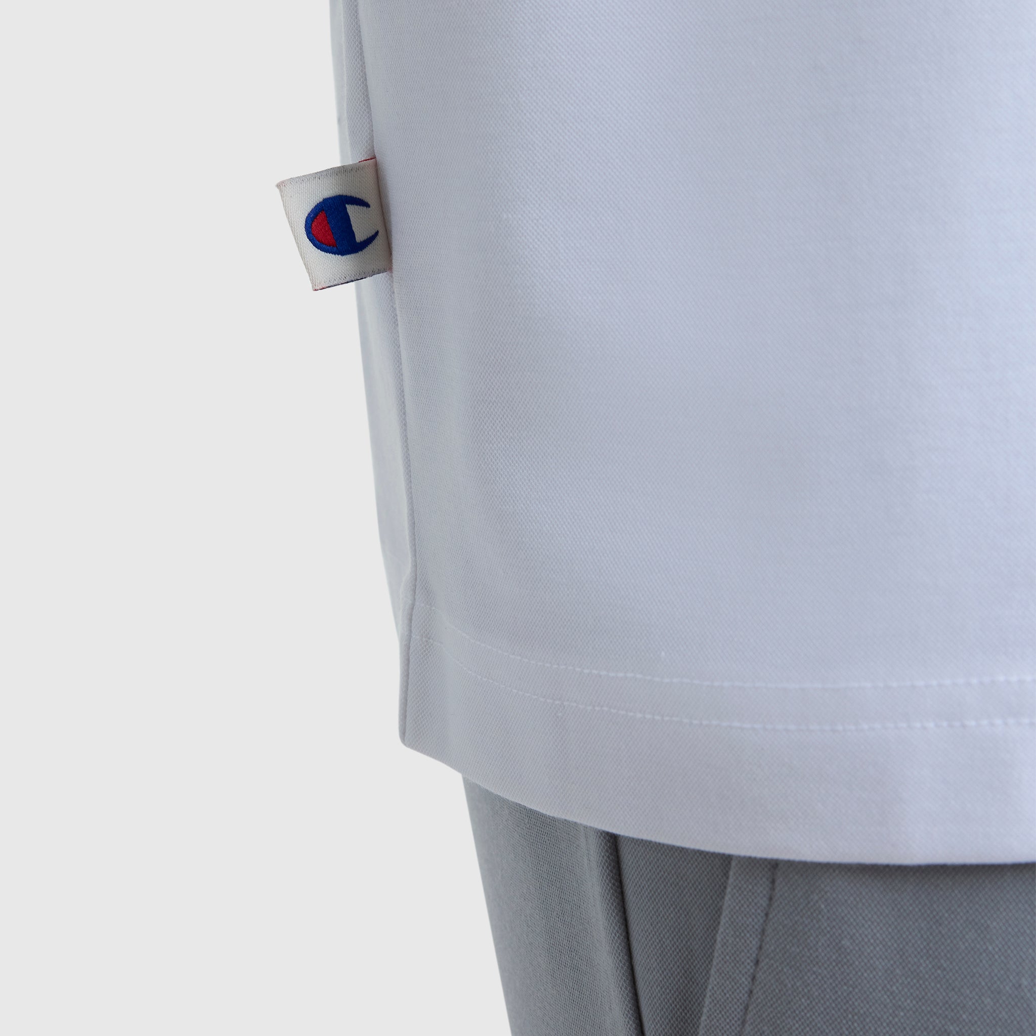 Champion Sport Polo C Logo polo homme Bright White stretch