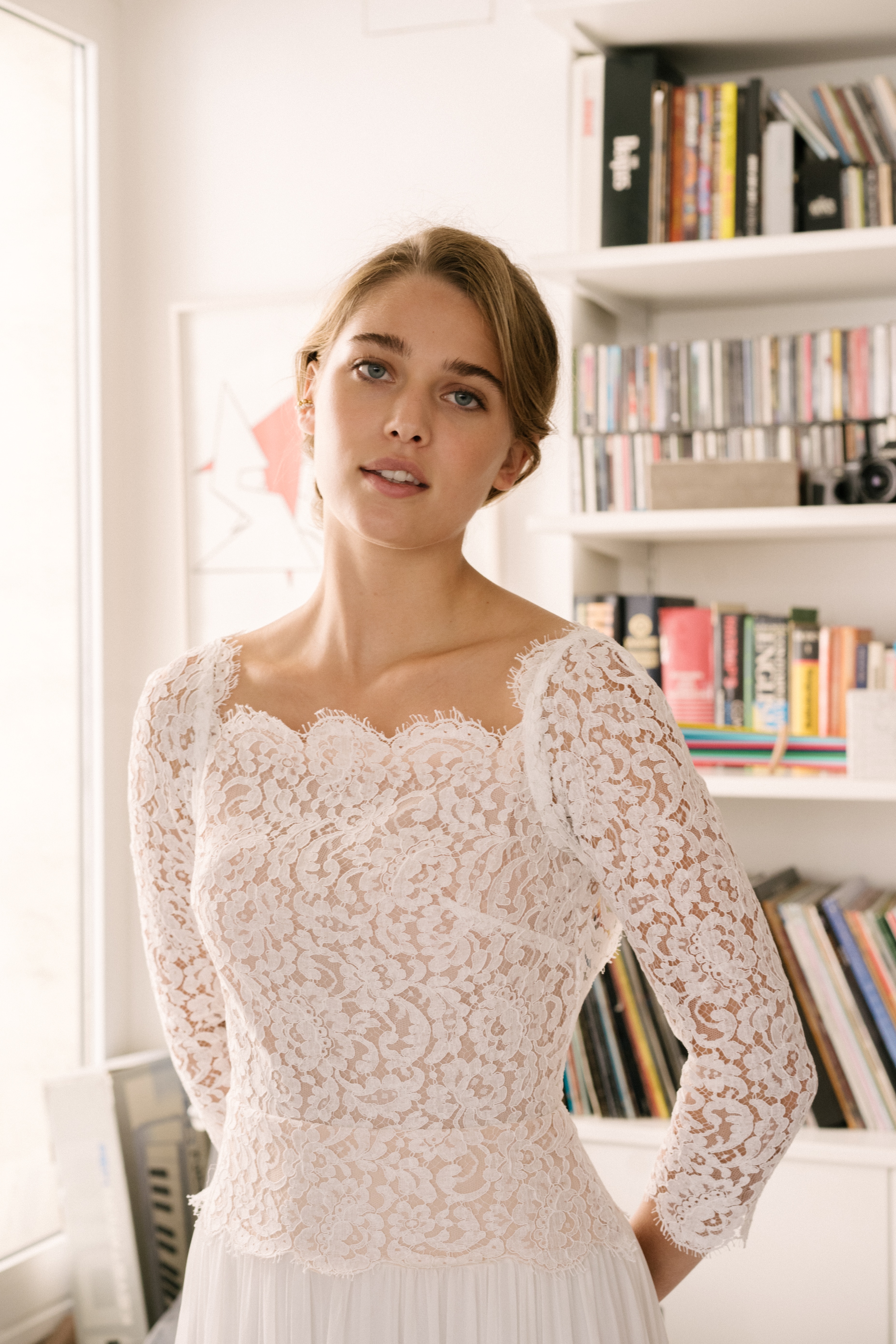 Maison Floret Sur-mesure Carl robe de mariée dentelle Calais