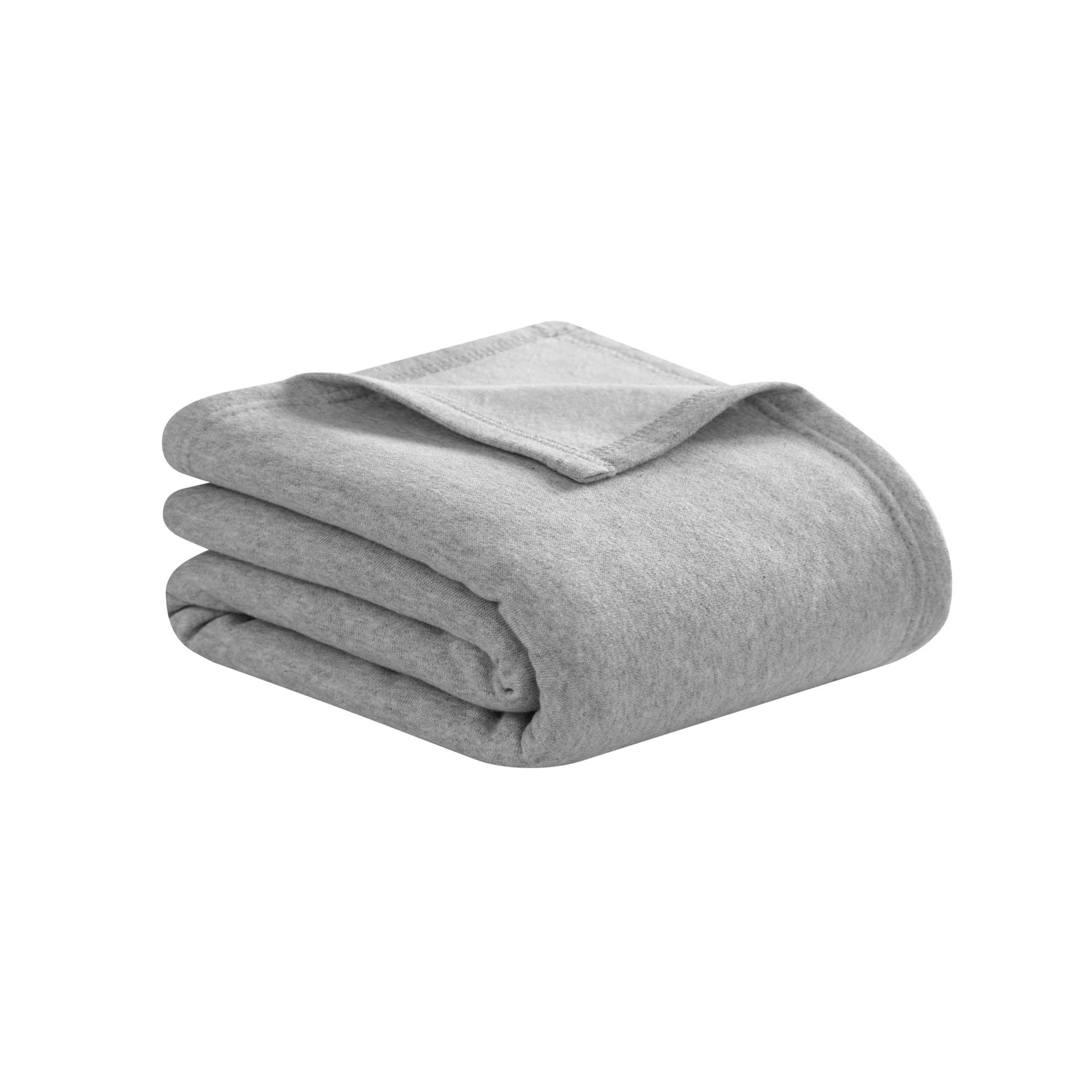Champion Room Decor Plaid Jersey Polaire Gris 50x70 Pouces
