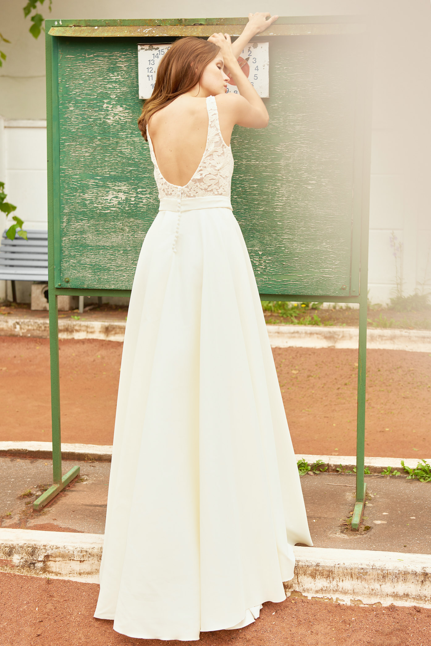 Maison Floret Sur-mesure Earl robe tulle satin