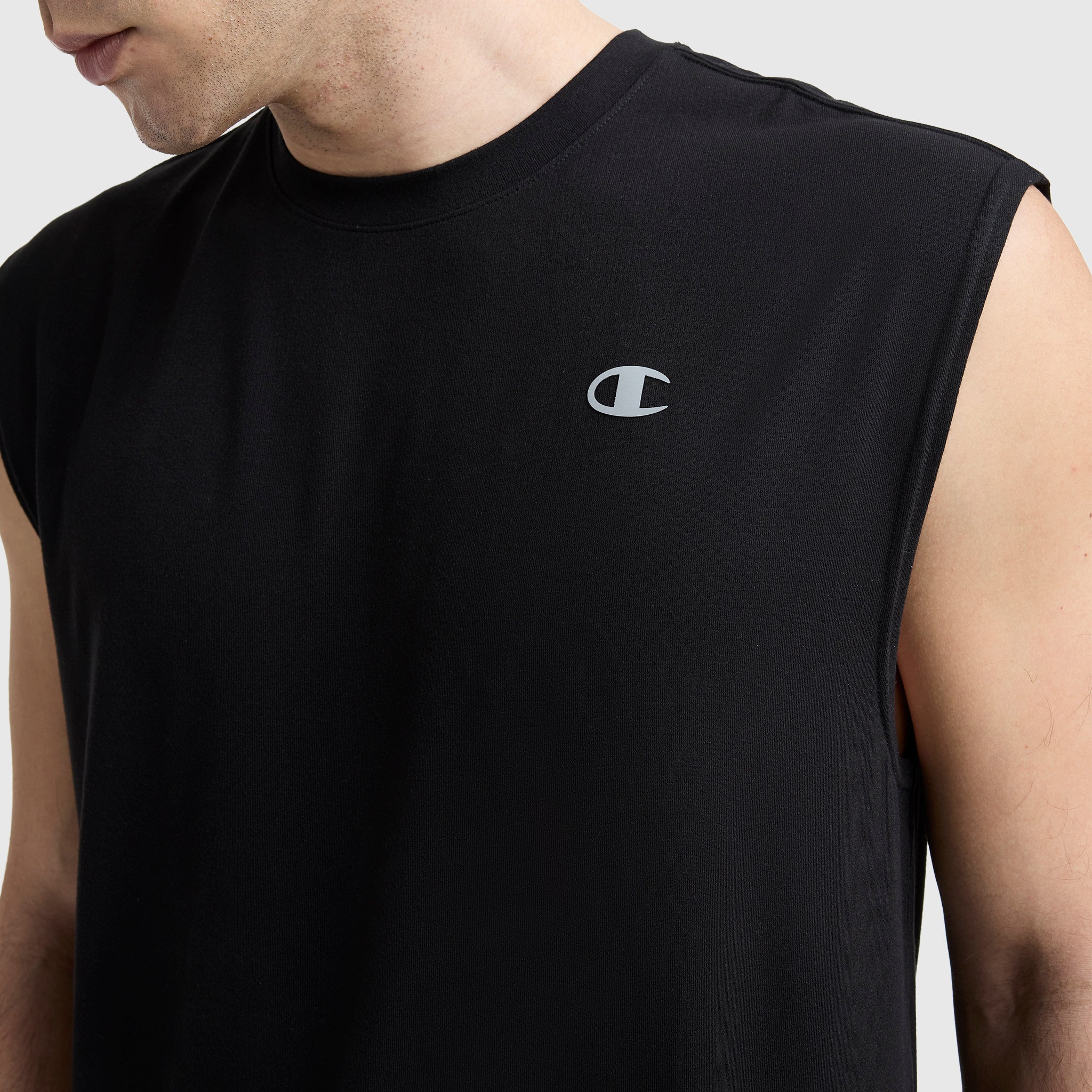 Champion Sport Crewneck Muscle Tee t-shirt noir homme