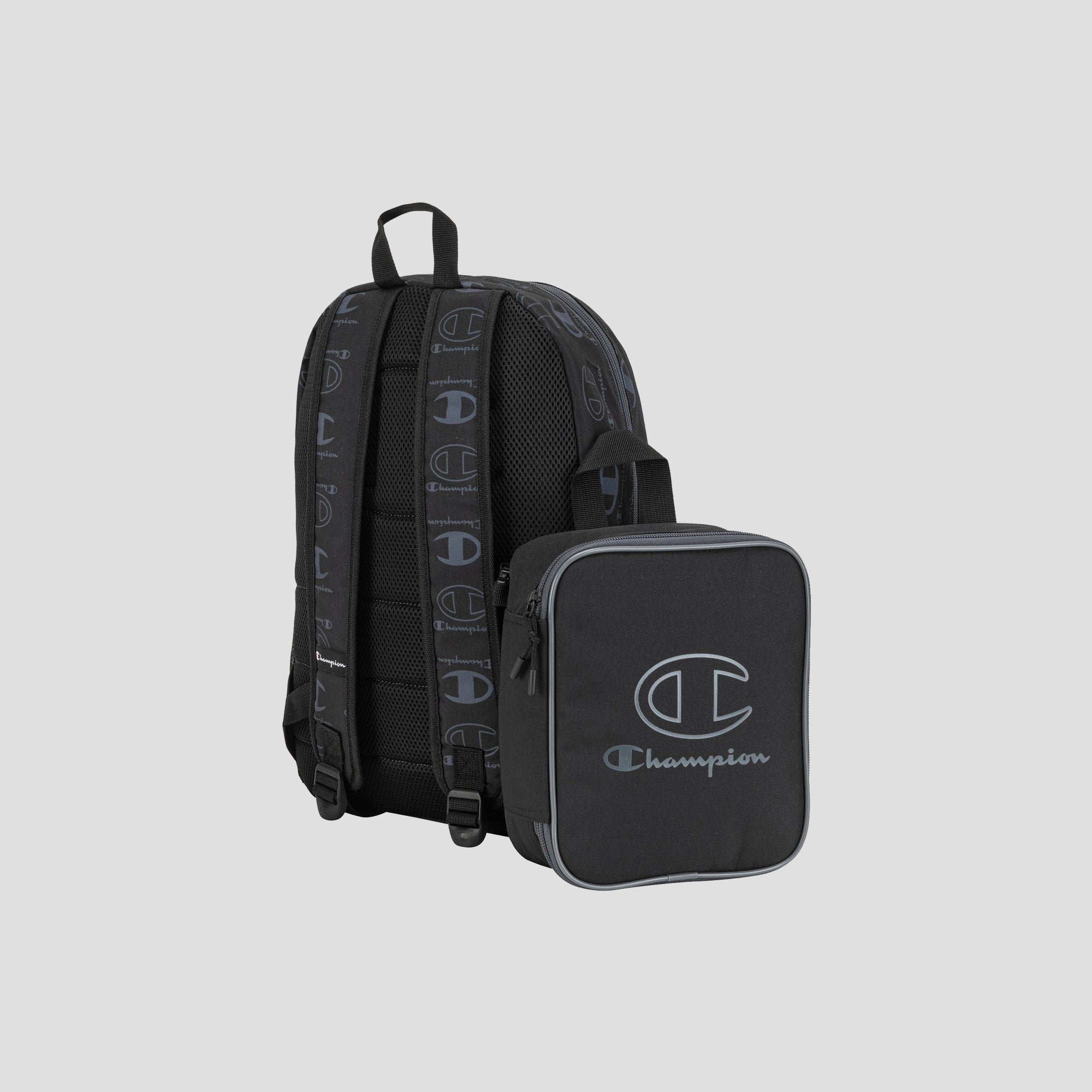 Champion Mode sac à dos + lunch noir gris