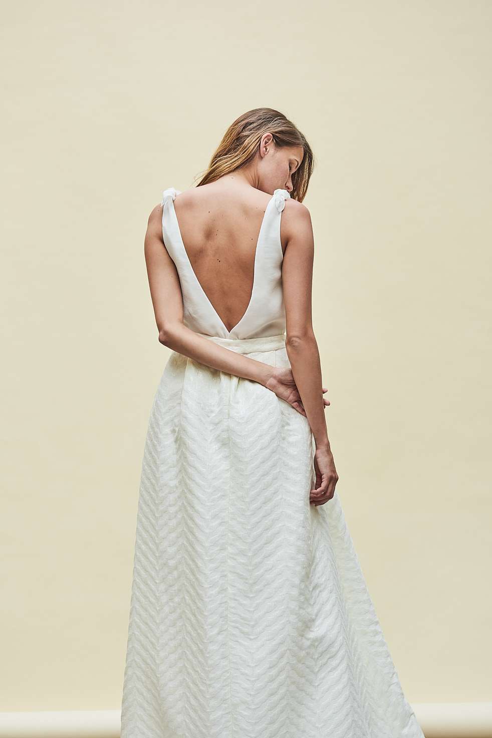 Maison Floret Prêt-à-marier Franck top crêpe de soie mariage