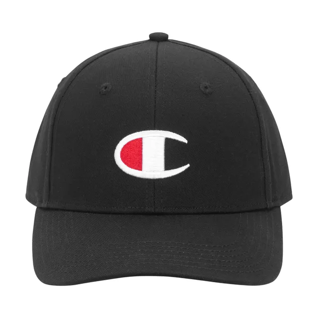 Champion Hats Token casquette noir Black visière préformée coton